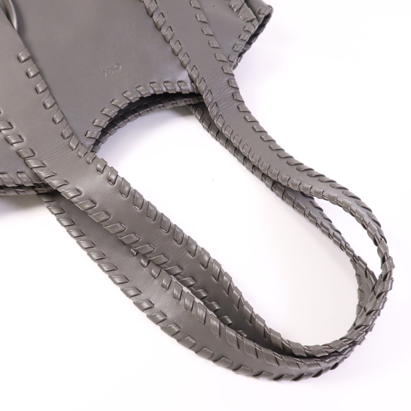 Chloe 【激減優惠】牛皮皮革Mony Tote Bag金扣手挽袋