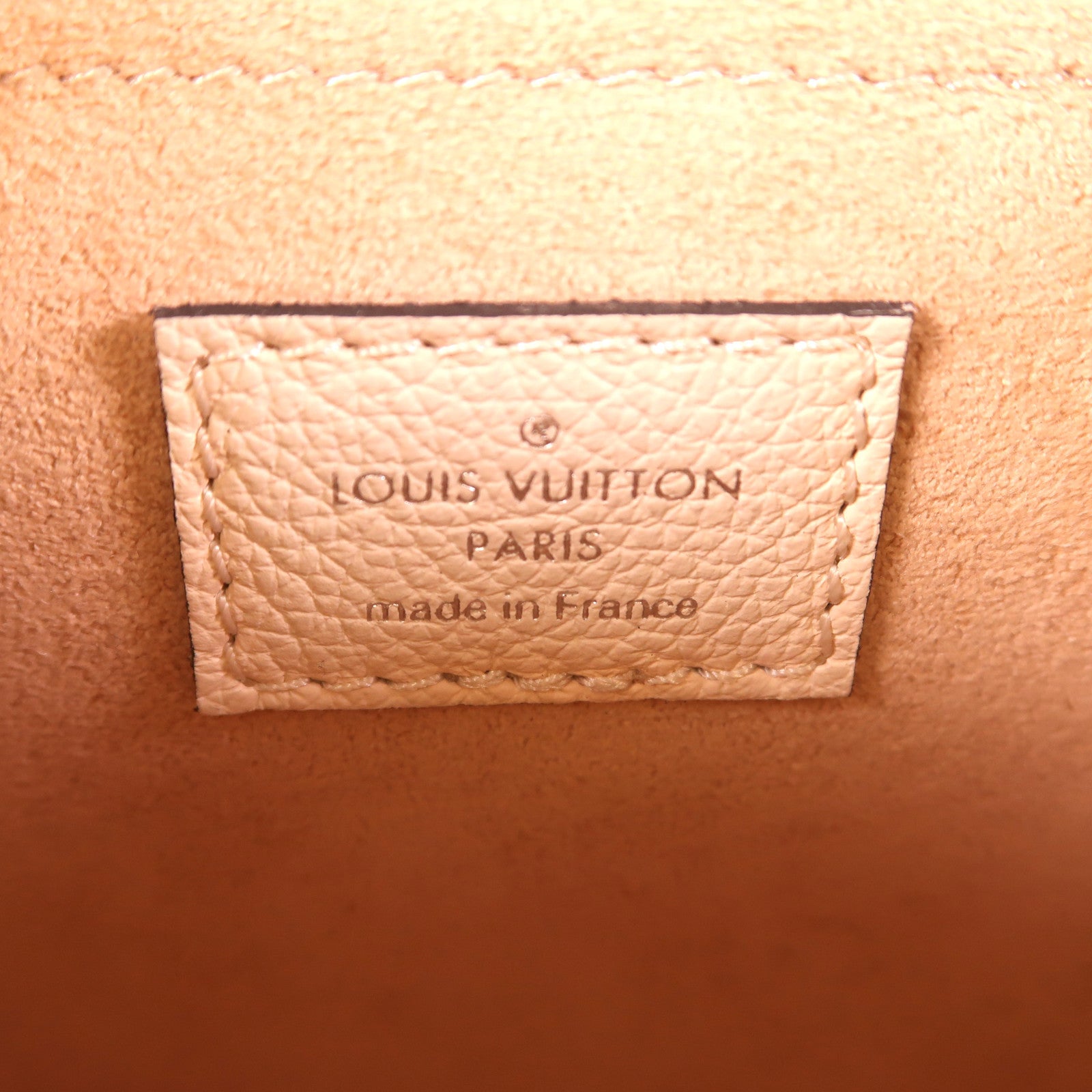 LOUIS VUITTON 牛皮皮革My Lockme銀扣肩背袋