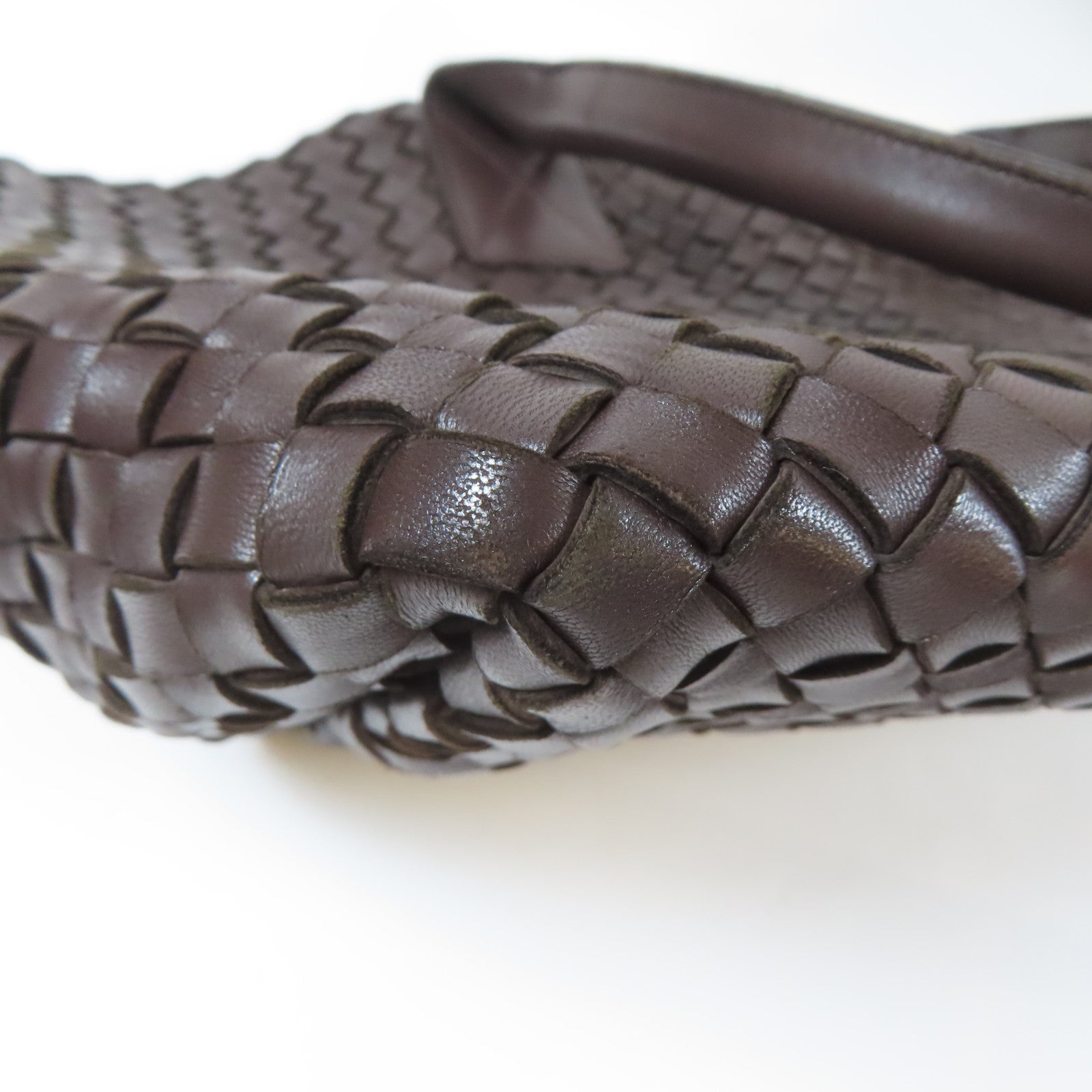 BOTTEGA VENETA 織紋皮革Tote Bag手挽袋啡色