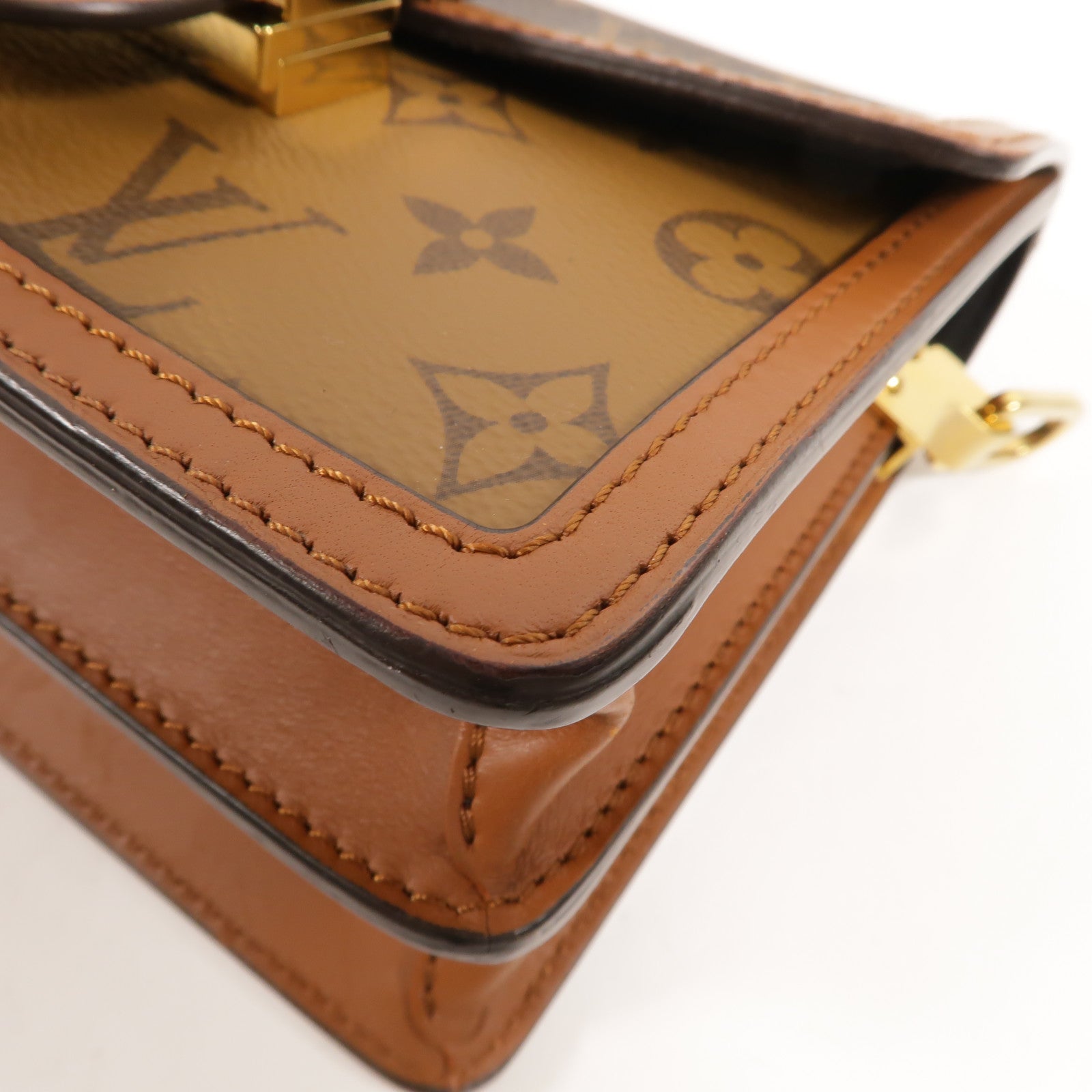 LOUIS VUITTON Monogram Reverse Mini Dauphine肩背袋