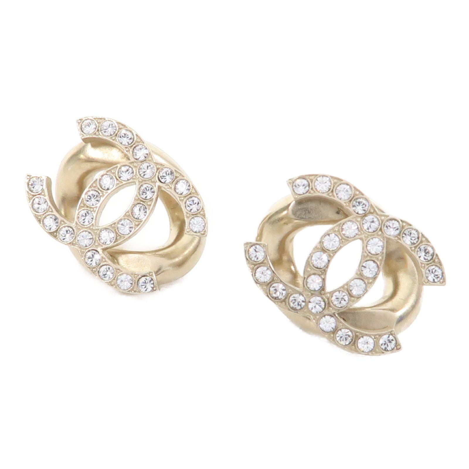 CHANEL 金屬Earrings耳環金色
