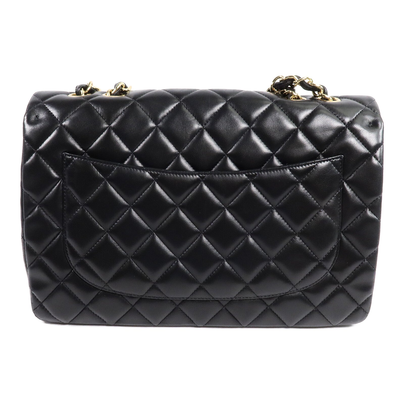 CHANEL 羊皮皮革Large Classic Single Flap Bag鏈帶肩背袋