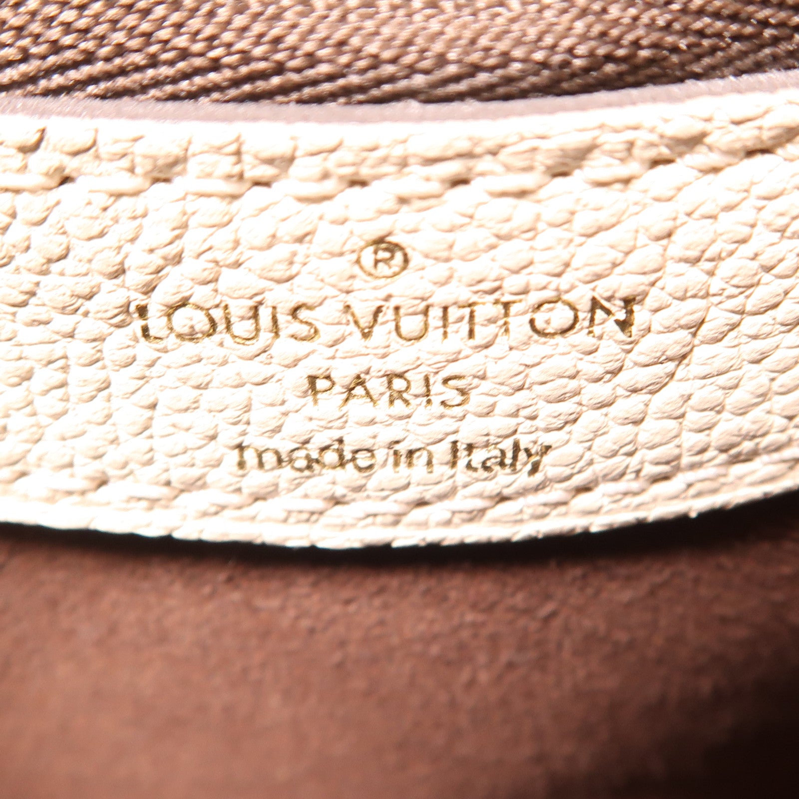 LOUIS VUITTON LV GHW Diane 2 Way Shoulder Bag M46388 Monogram Empreinte Beige