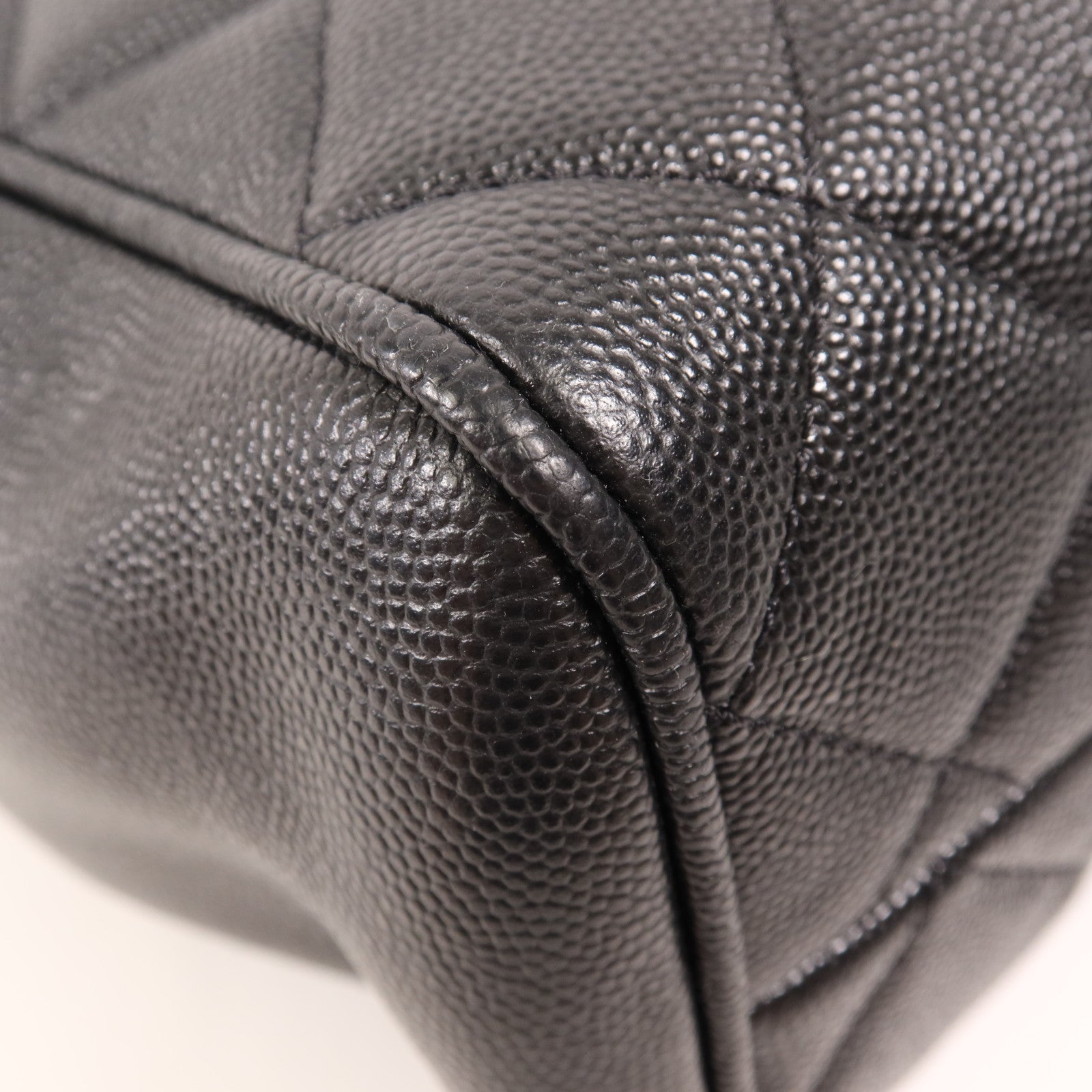 CHANEL 牛皮皮革Chain Tote金扣鏈帶肩背袋