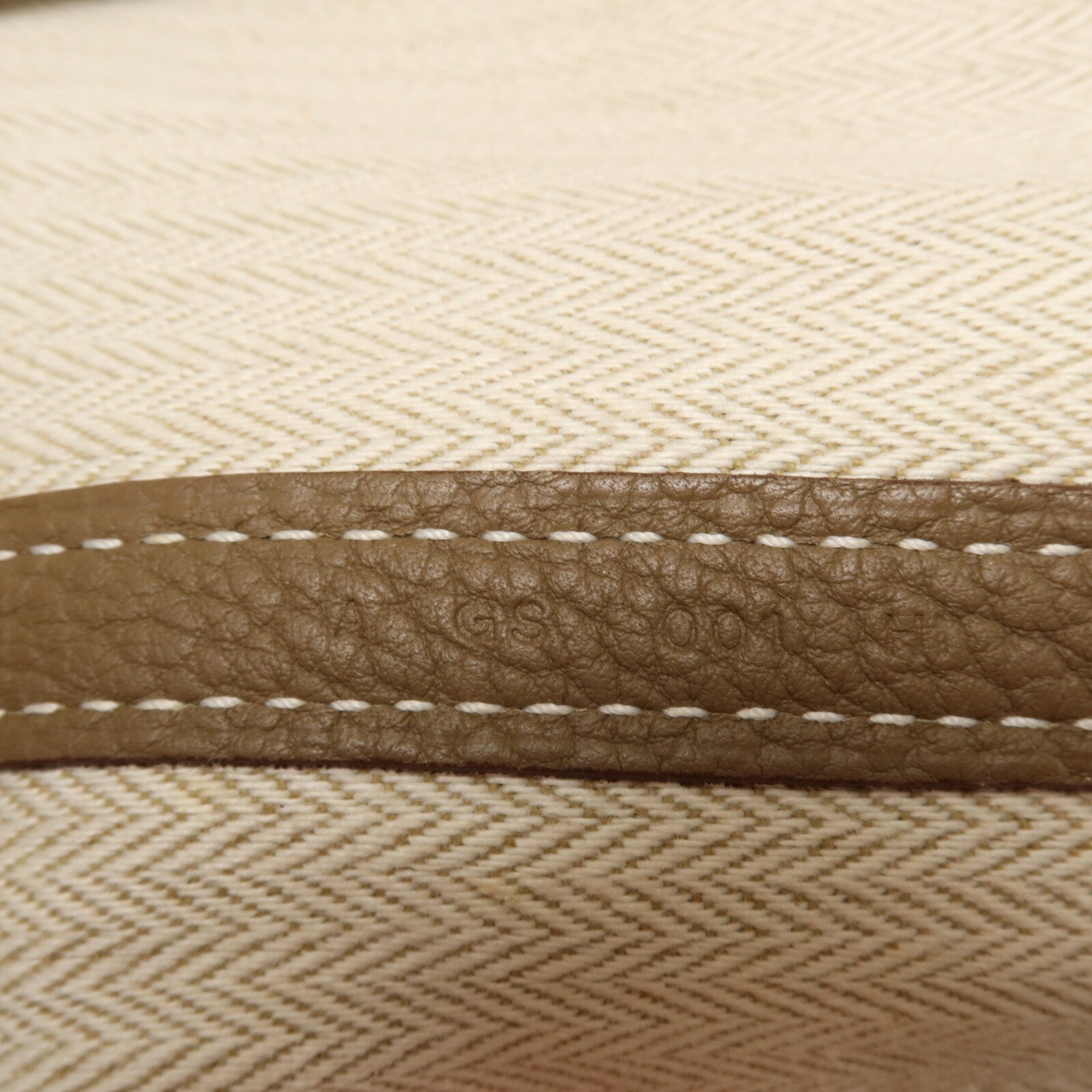 HERMES Negonda皮革Garden Party PM手挽袋Etoupe