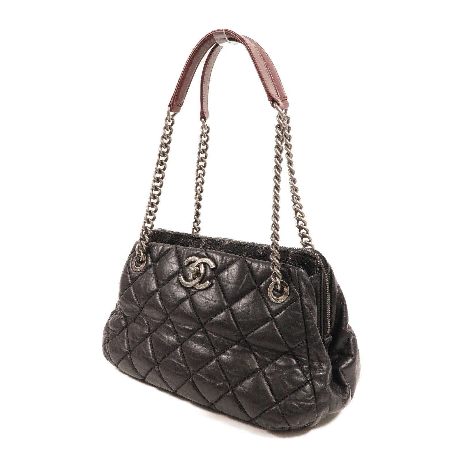 CHANEL 牛皮皮革Chain Shoulder肩背袋