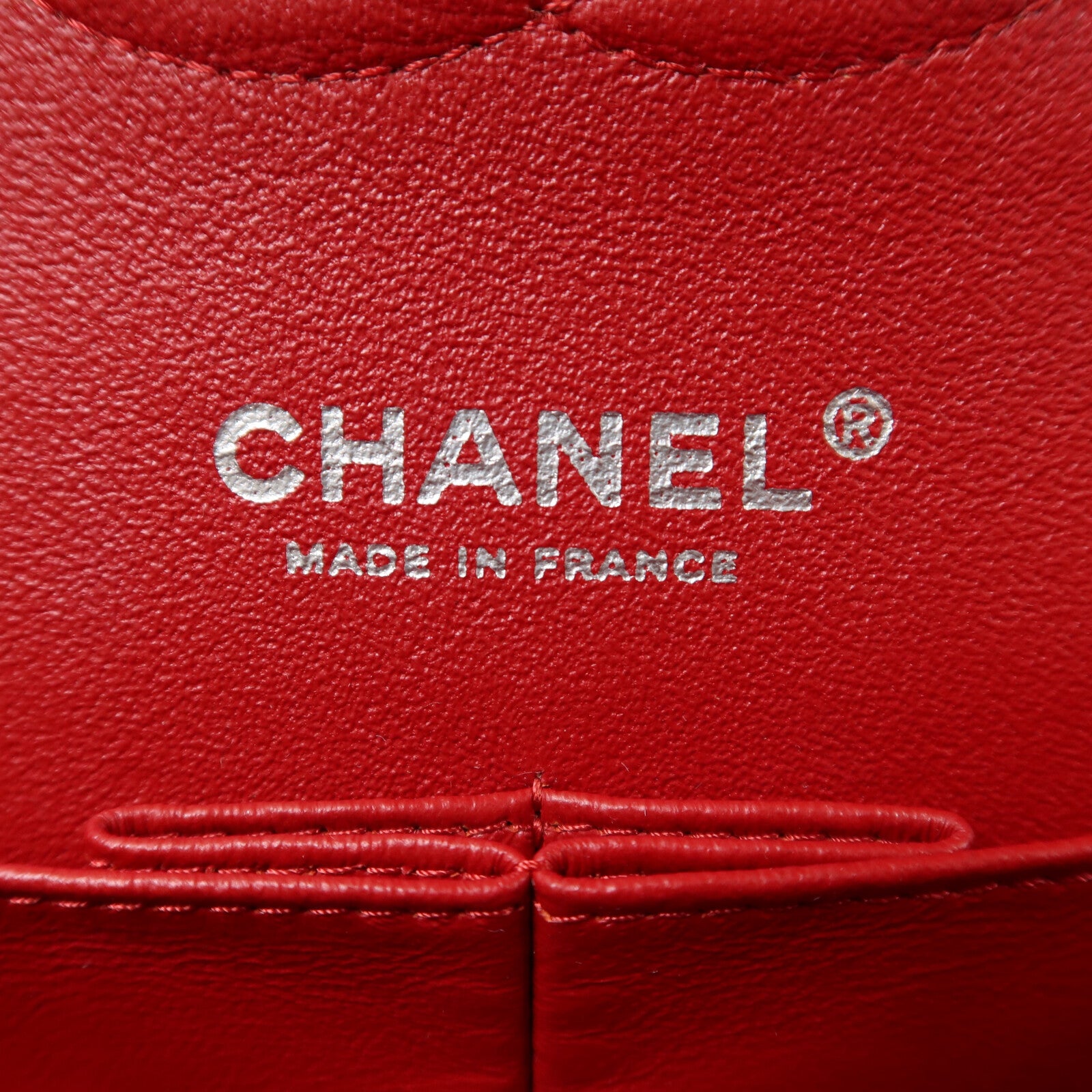 CHANEL 羊皮皮革Classic 25銀扣鏈帶肩背袋