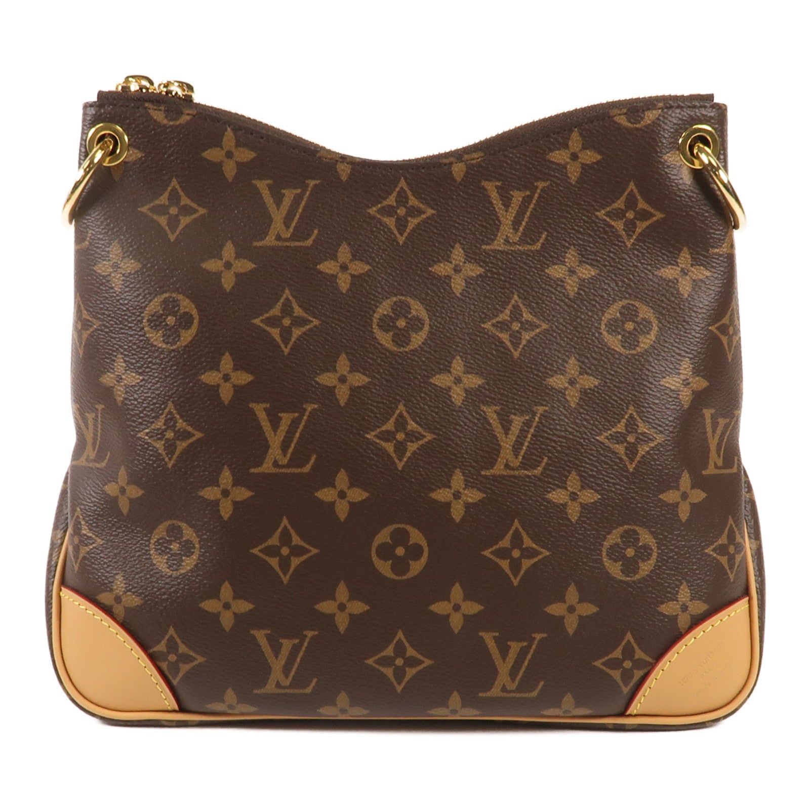 LOUIS VUITTON Monogram Odeon PM金扣肩挽袋