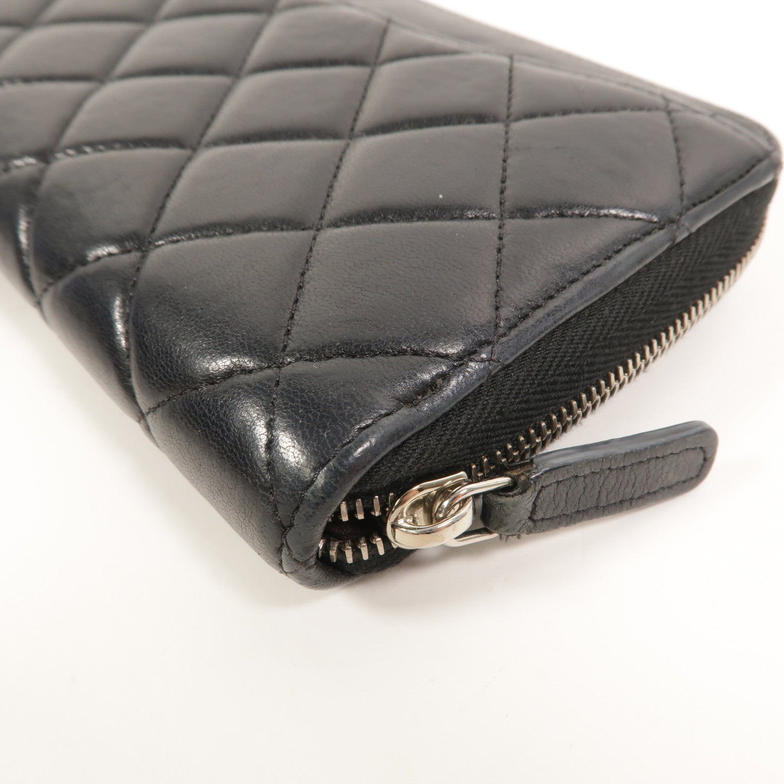 CHANEL 羊皮皮革Zipper Long Wallet長錢包