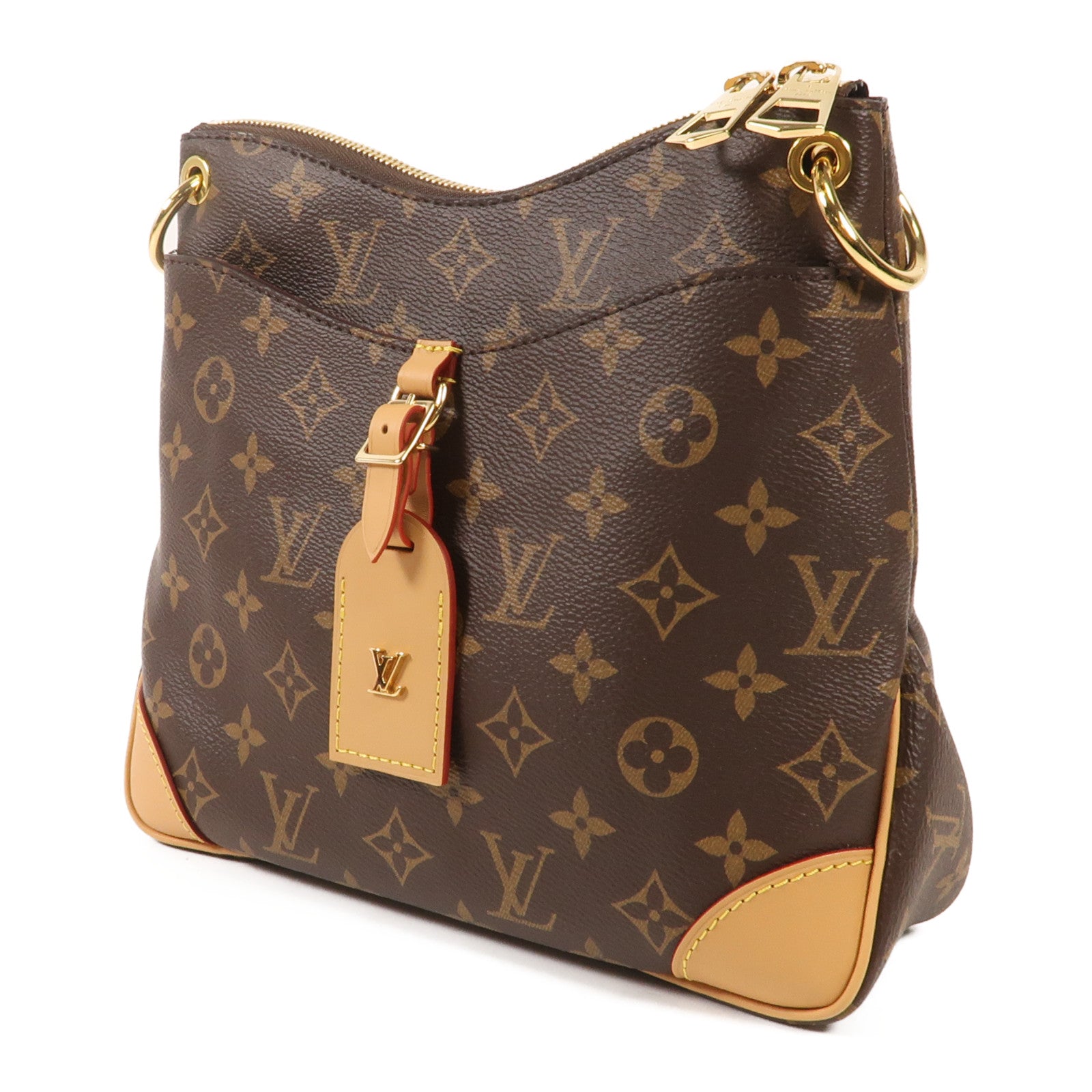LOUIS VUITTON Monogram Odeon PM金扣肩挽袋