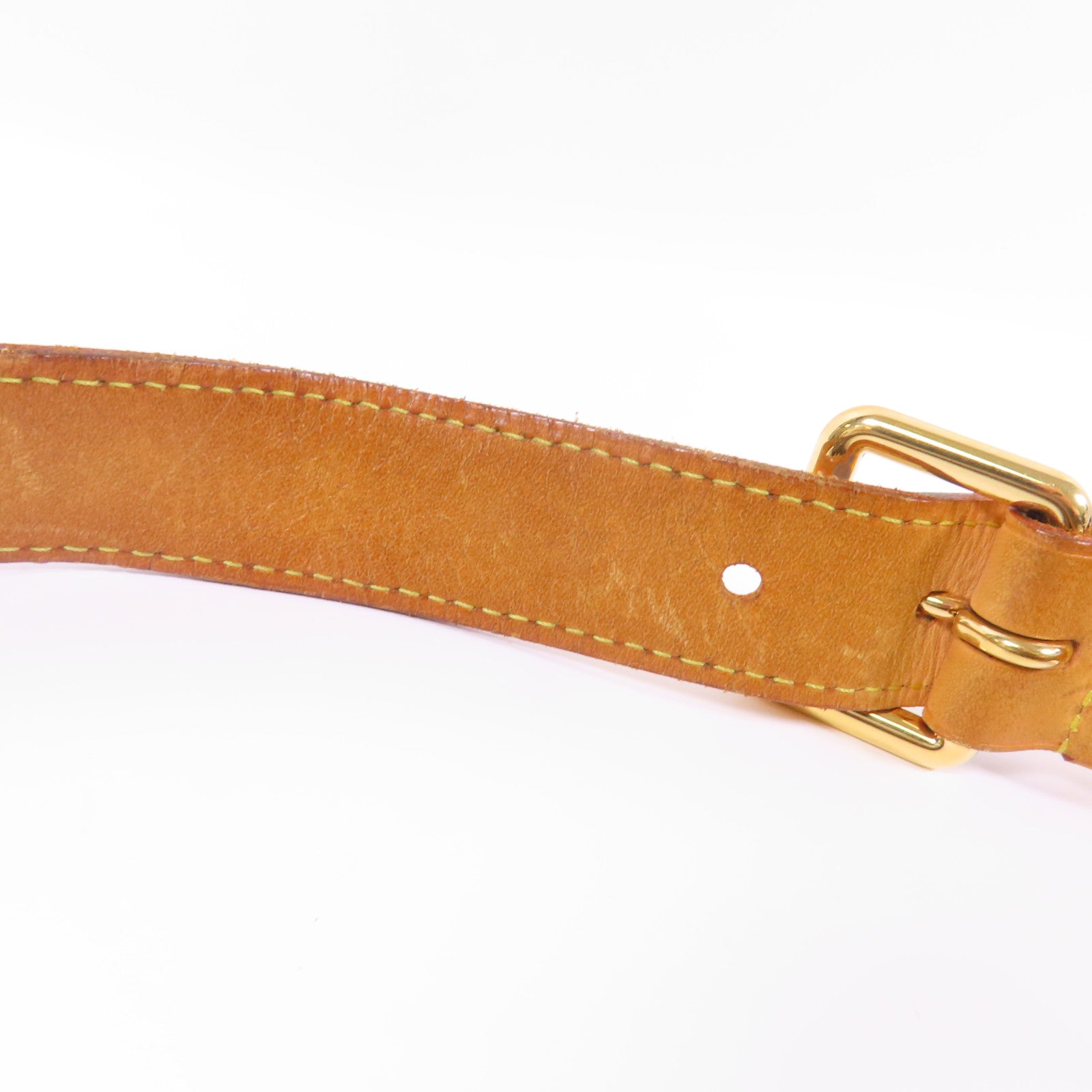 LOUIS VUITTON Monogram Galliera PM金扣肩背袋棕色