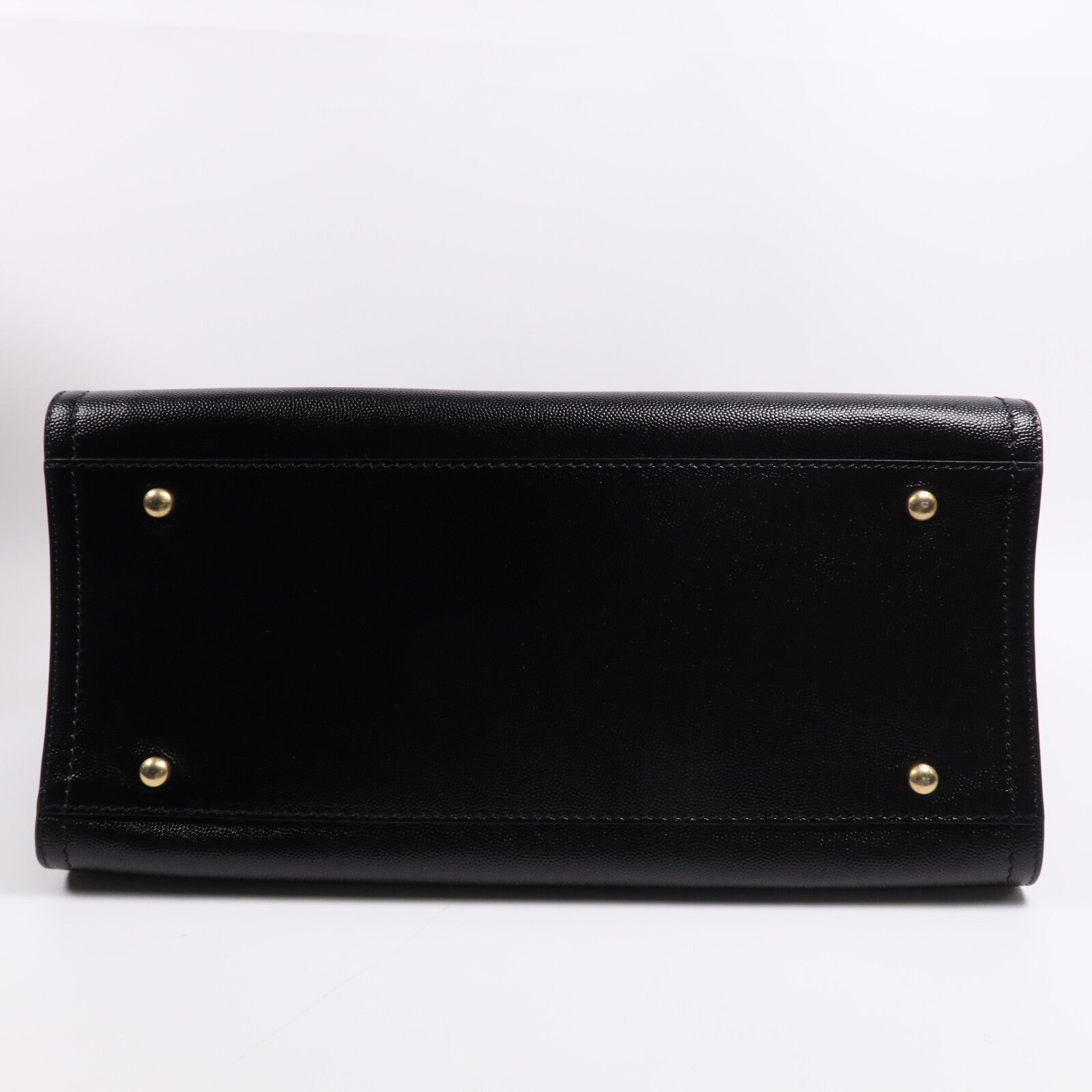 CHANEL 牛皮皮革Deauville金扣鏈帶手挽肩背兩用袋