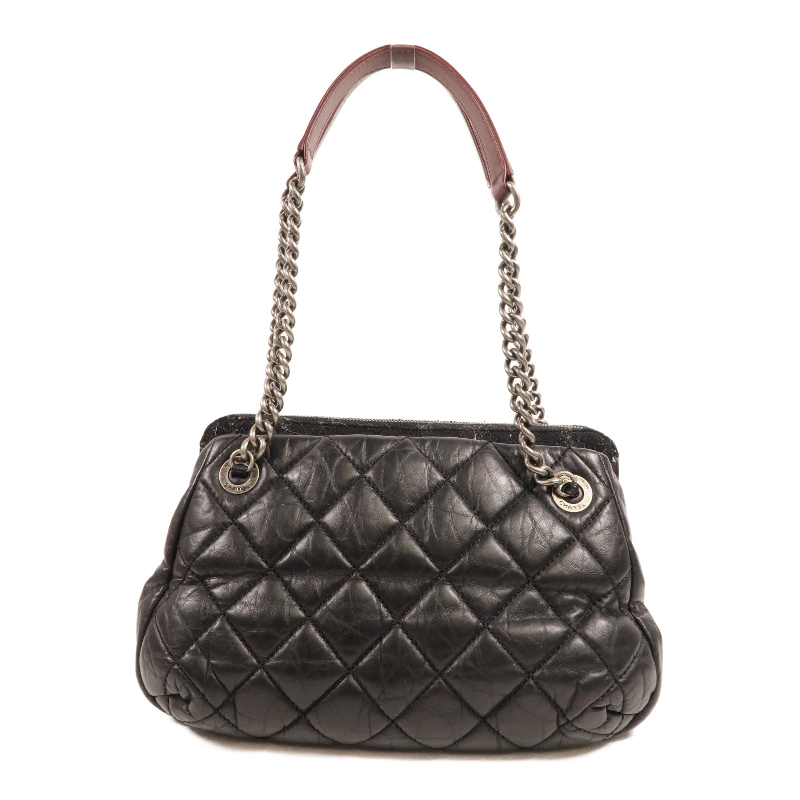 CHANEL 牛皮皮革Chain Shoulder肩背袋