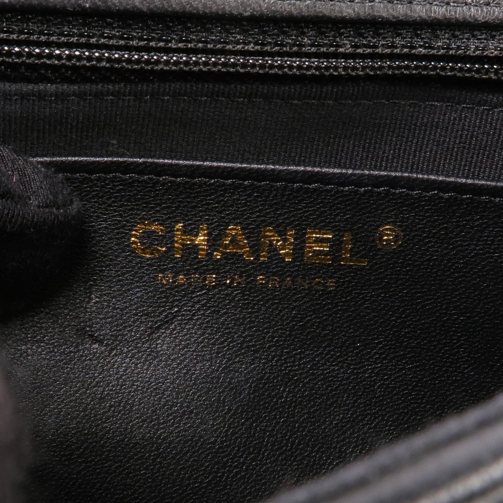 CHANEL 羊皮皮革Chain Shoulder Bag金扣鏈帶肩背袋