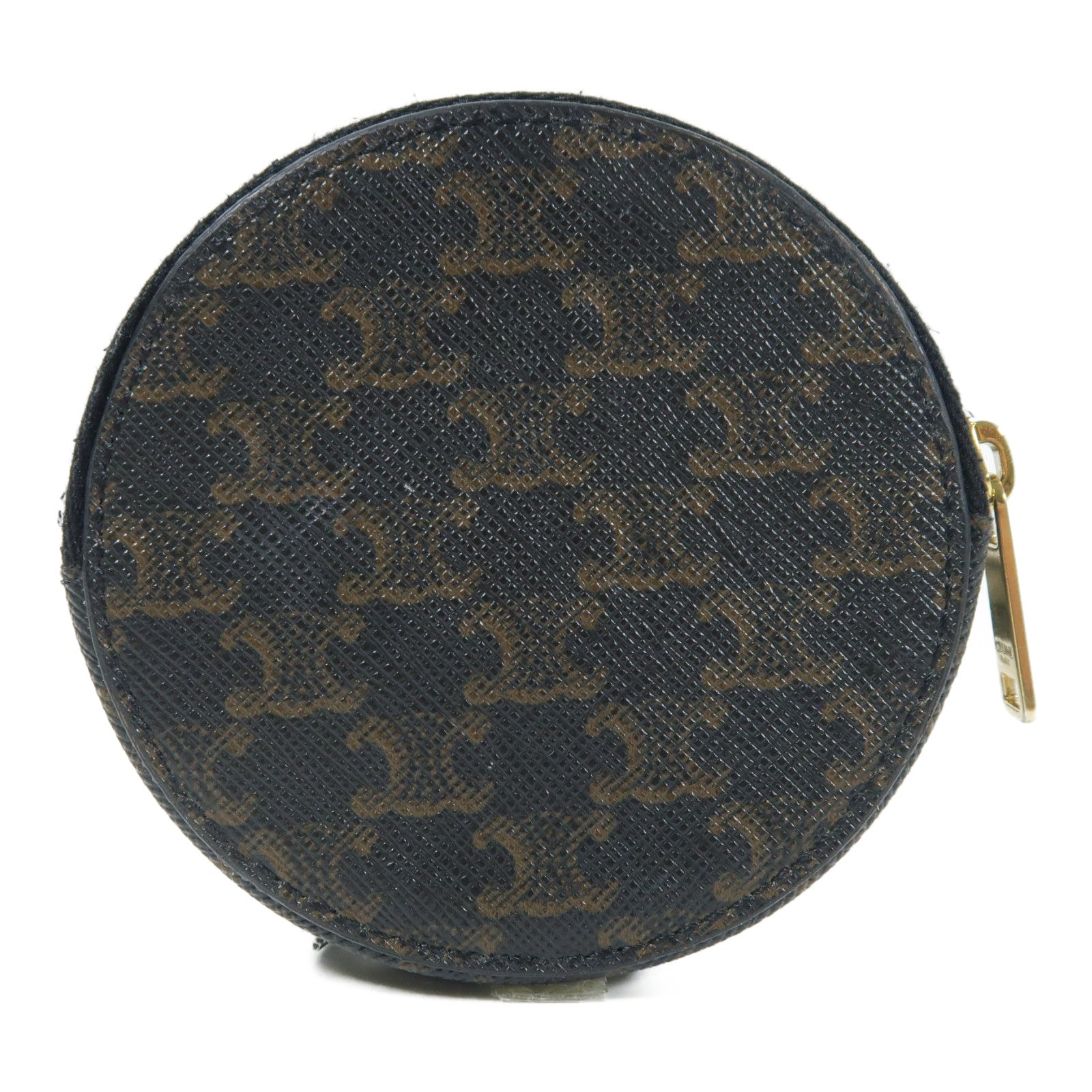 CELINE 塗層帆布Coin purse金扣零錢包