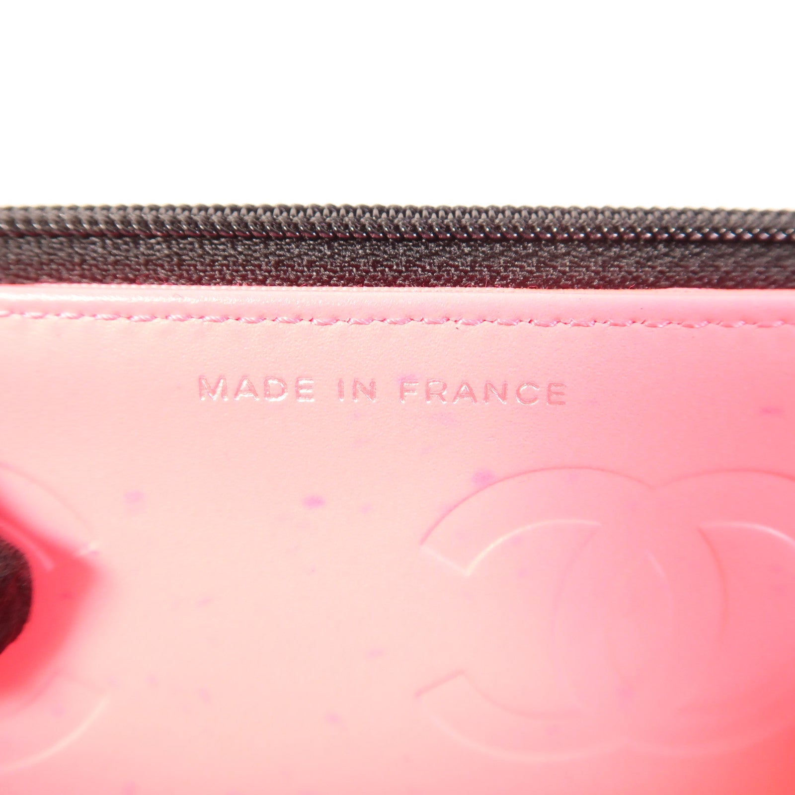 CHANEL 牛皮皮革WOC Wallet On Chain銀扣鏈帶肩背袋