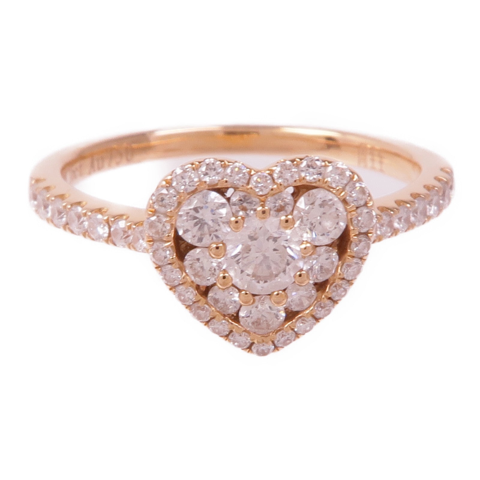 JEWELRY 18K玫瑰金Diamond Ring鑽石戒指US＃6.5