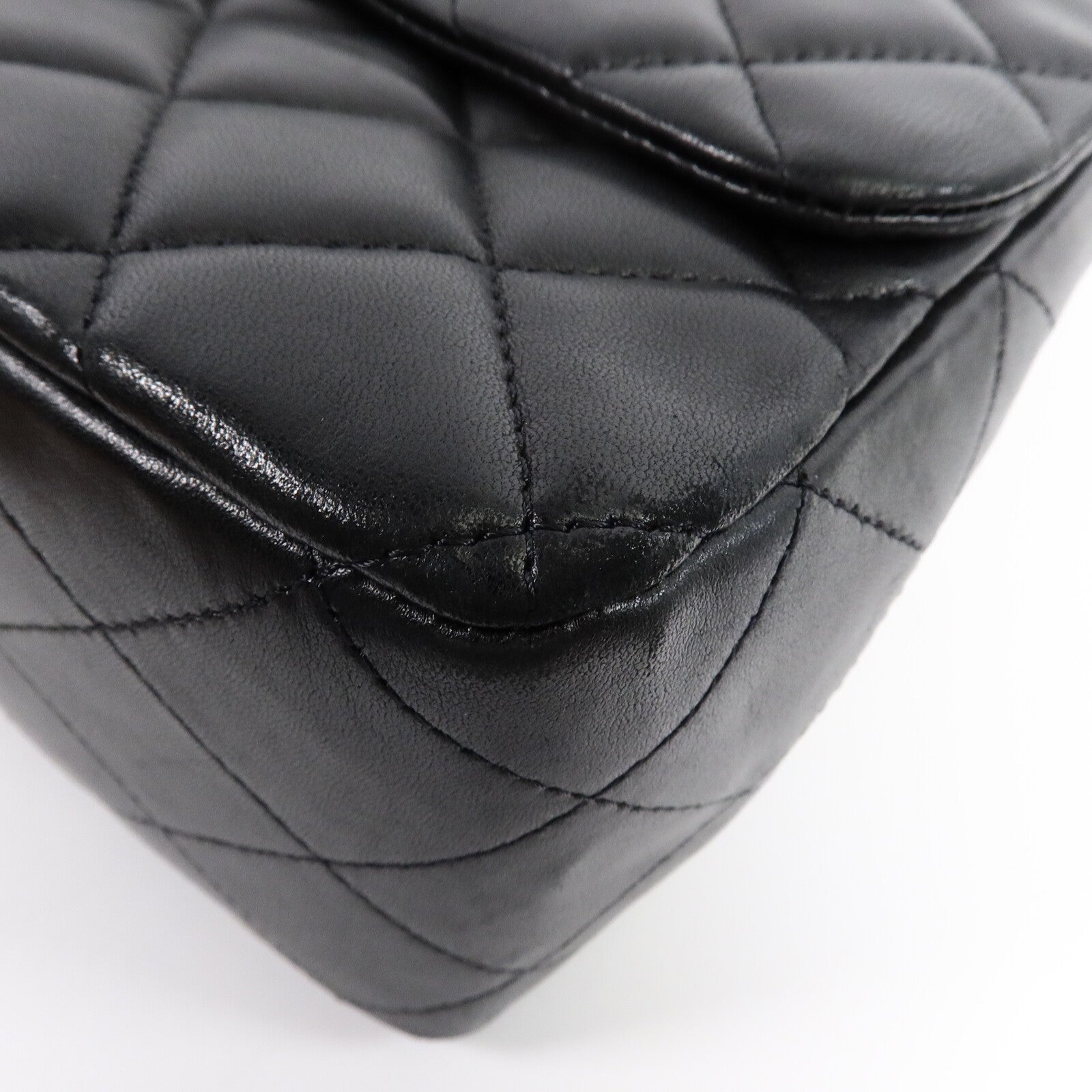 CHANEL 羊皮皮革Large Classic Single Flap Bag鏈帶肩背袋