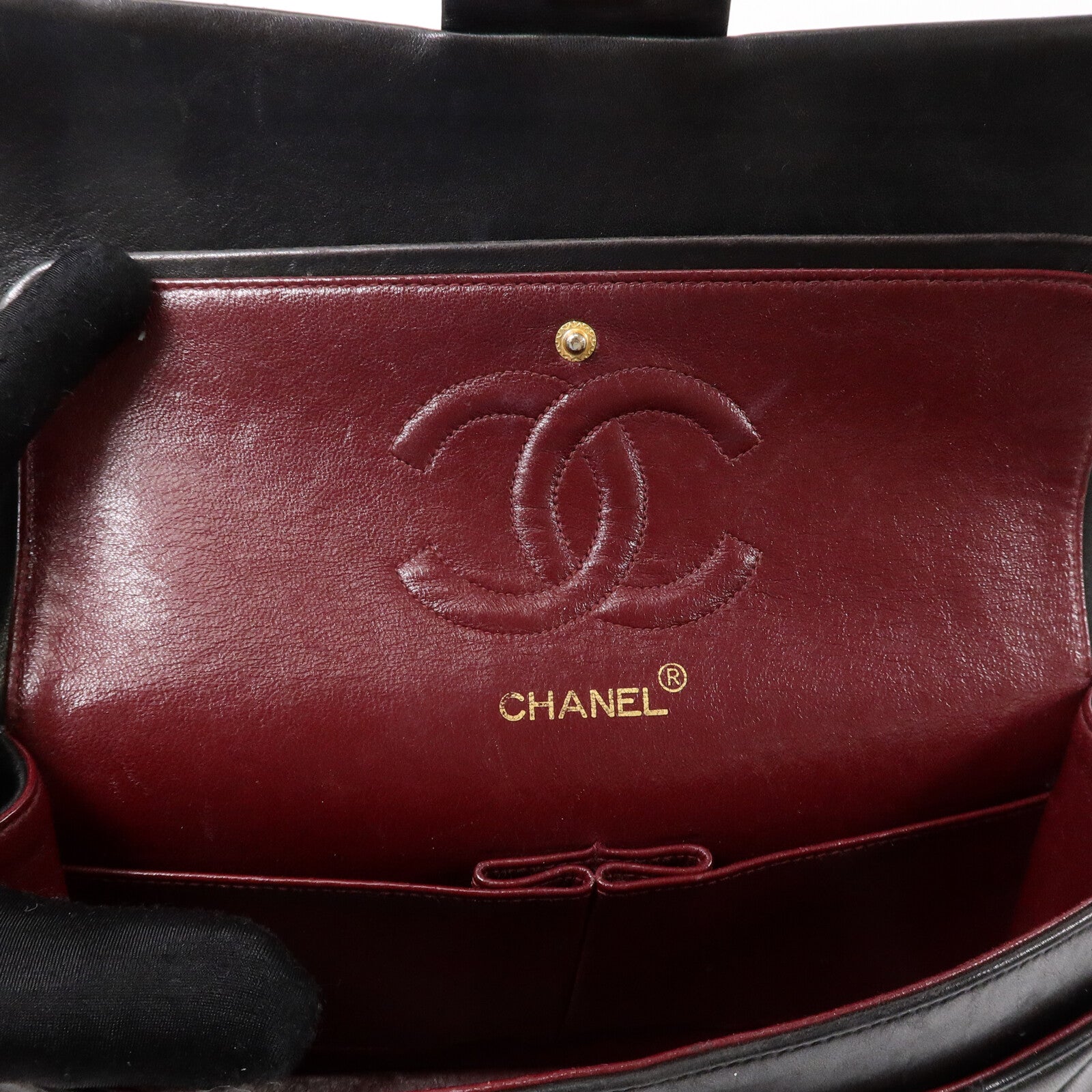 CHANEL 羊皮皮革Classic 25鏈帶肩背袋