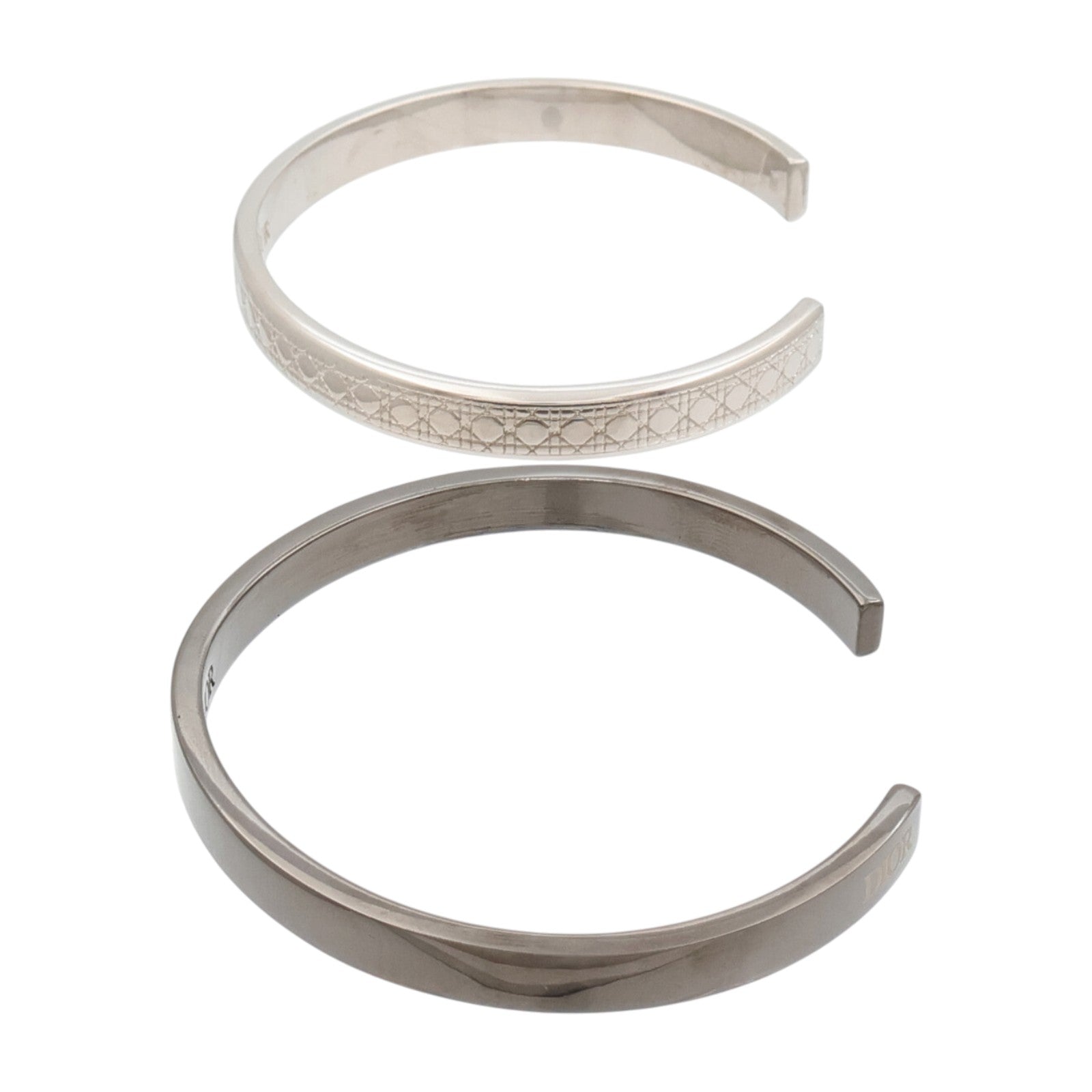 Dior 金屬Cannage Bangle Set手鐲