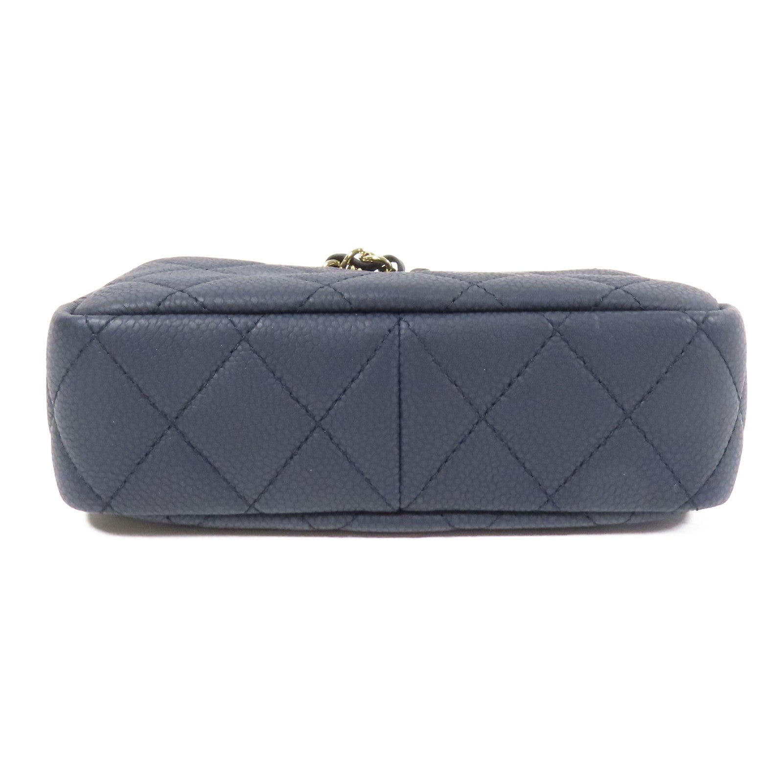 CHANEL 牛皮皮革Shoulder Bag金扣鏈帶肩背袋