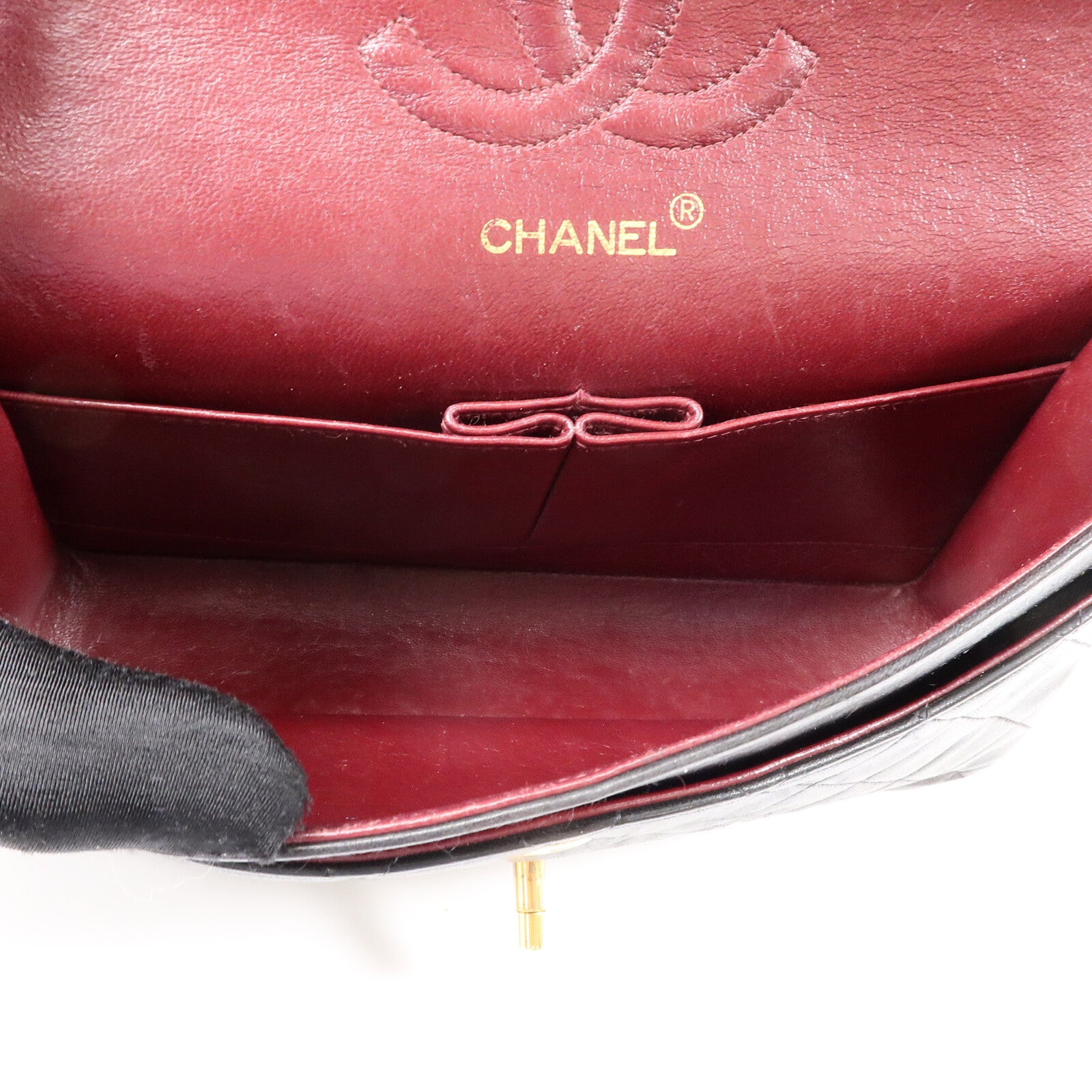 CHANEL 羊皮皮革Classic 25鏈帶肩背袋