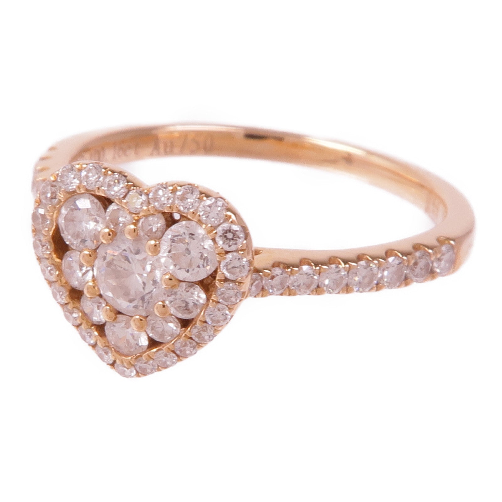 JEWELRY 18K玫瑰金Diamond Ring鑽石戒指US＃6.5