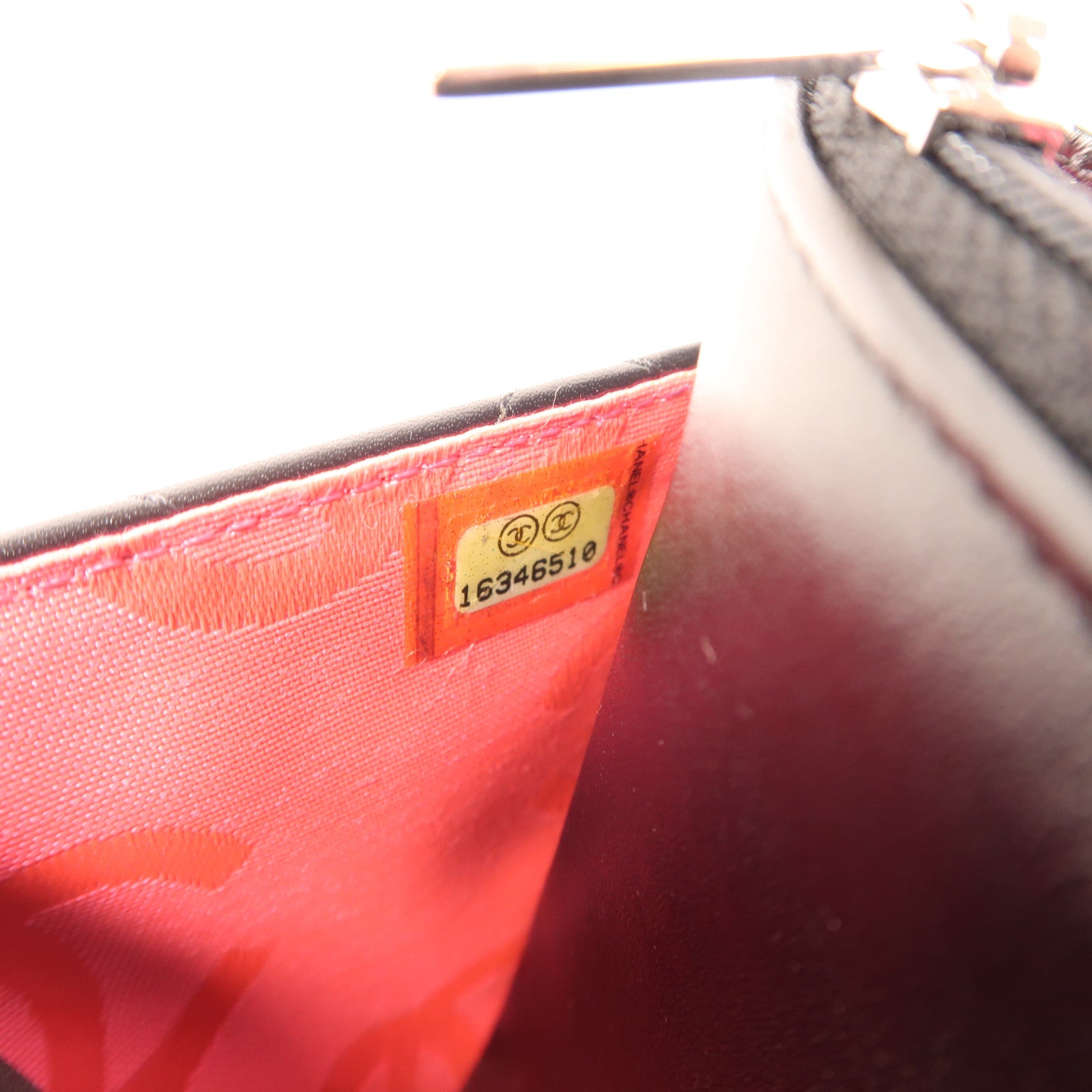 CHANEL 牛皮皮革WOC Wallet On Chain銀扣鏈帶肩背袋