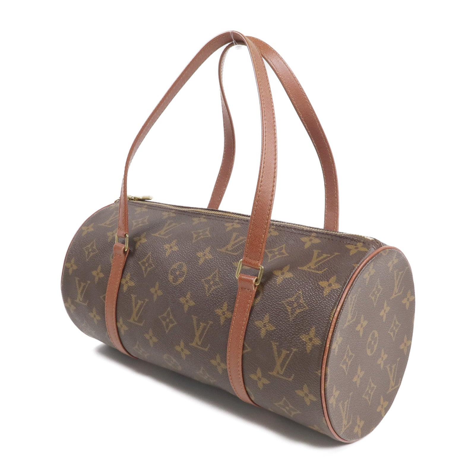 LOUIS VUITTON Monogram Papillon 30金扣手挽袋
