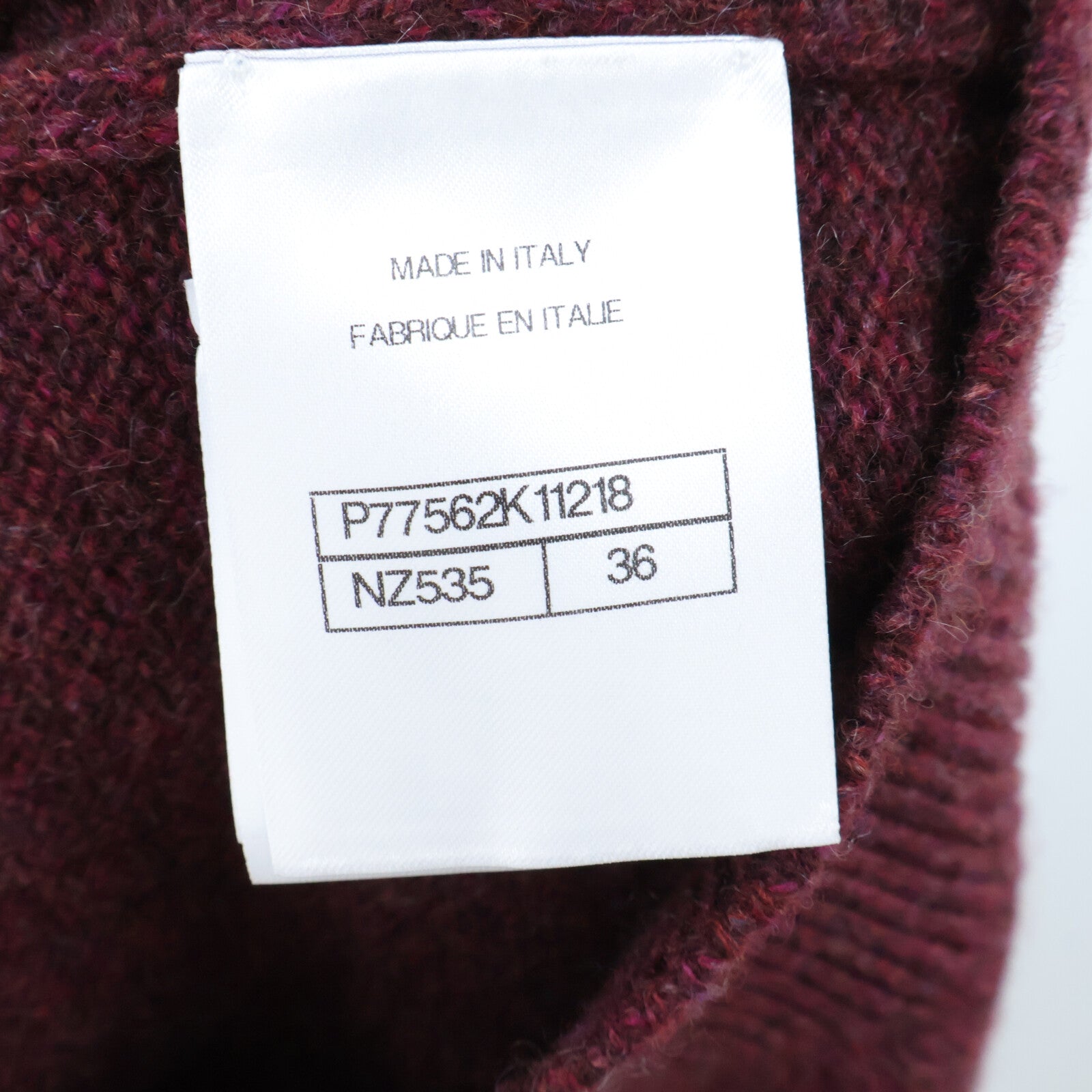 CHANEL Look 67 Knitting Sweater針織