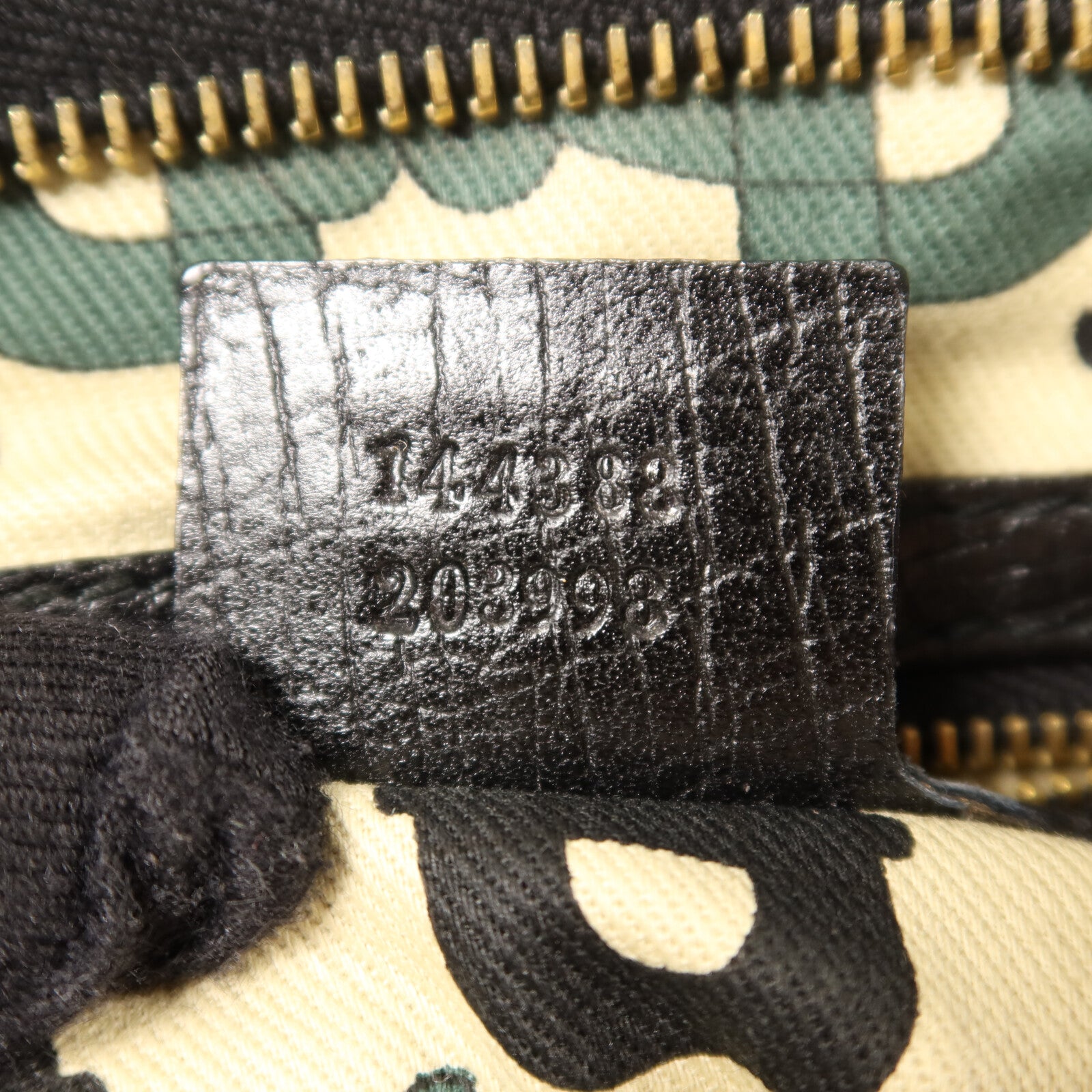 GUCCI 帆布Shoulder Bag金扣肩背袋