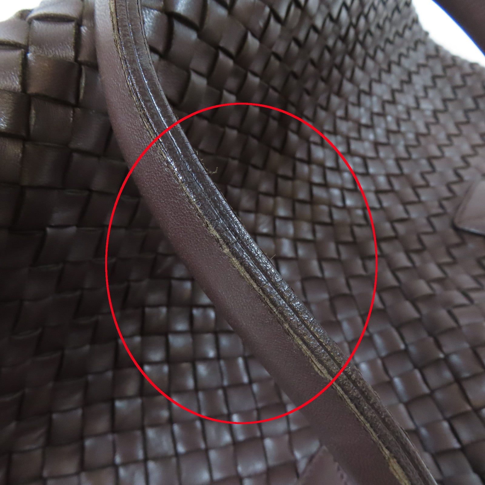 BOTTEGA VENETA 織紋皮革Tote Bag手挽袋啡色