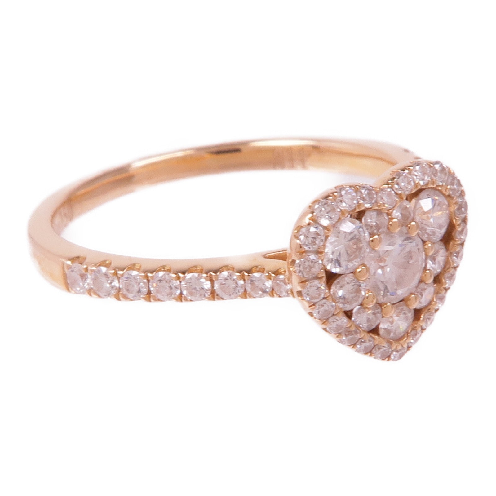 JEWELRY 18K玫瑰金Diamond Ring鑽石戒指US＃6.5