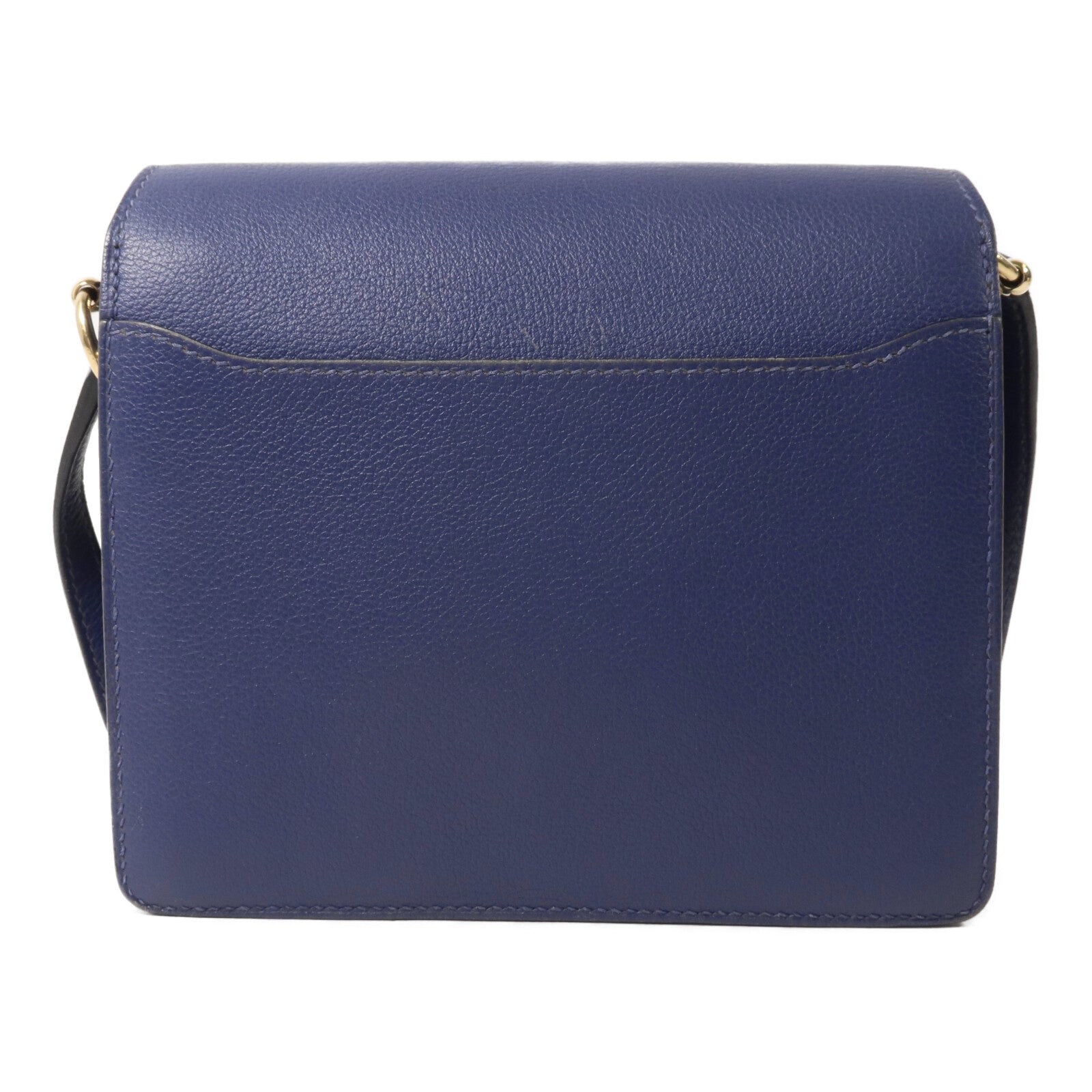 HERMES Evercolor皮革Roulis Mini肩背袋Bleu Agate