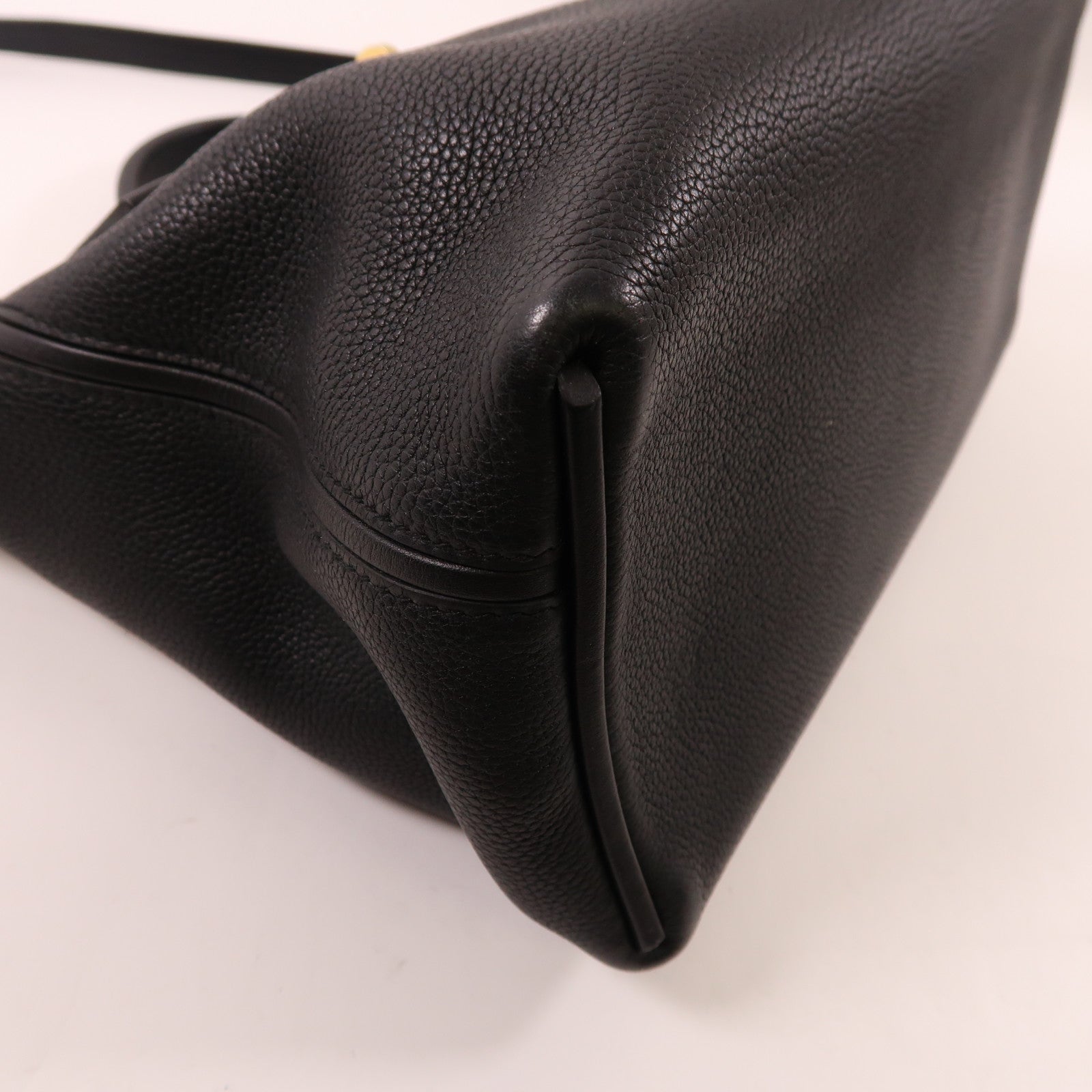 HERMES Clemence皮革24/24 29CM金扣手挽肩背兩用袋