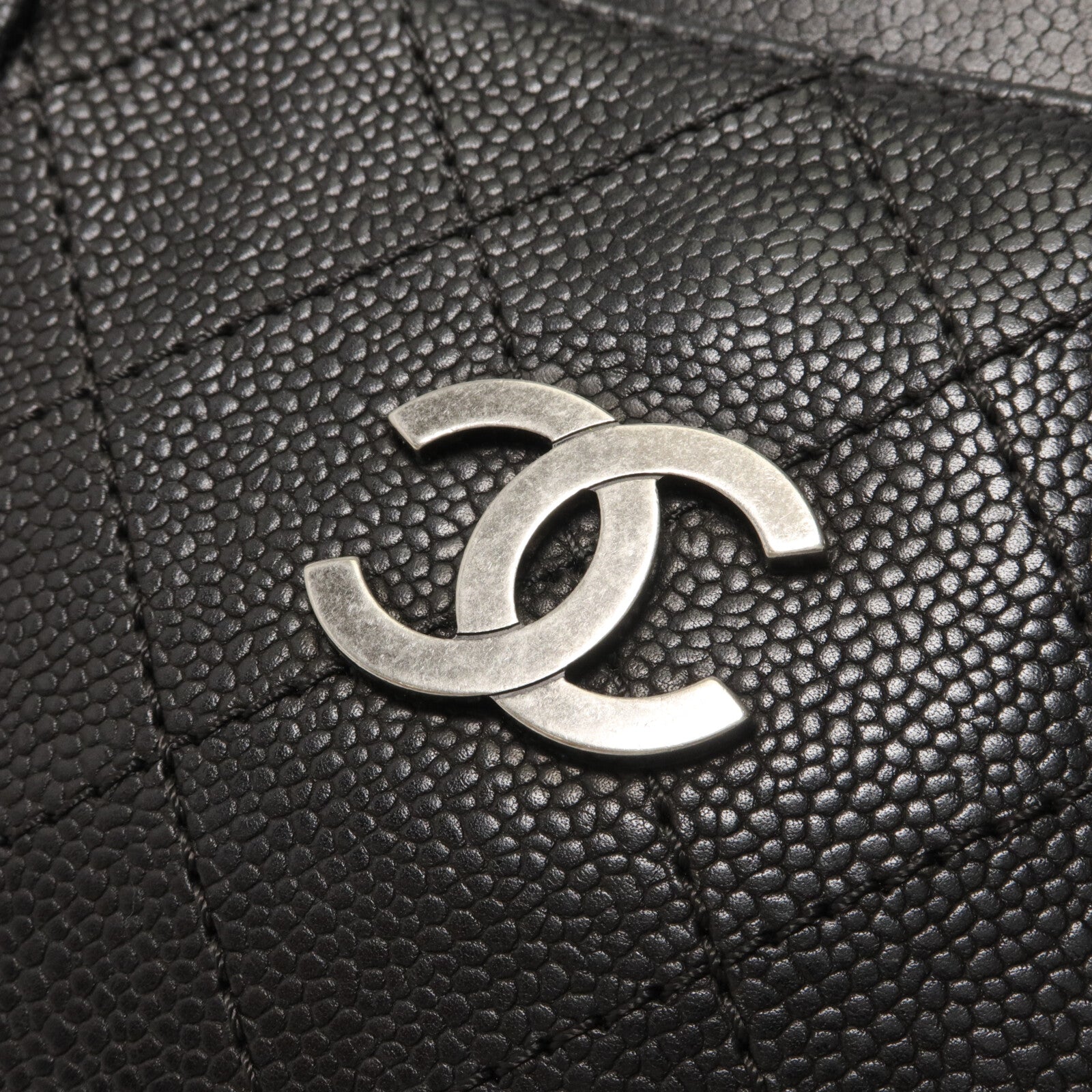 CHANEL 牛皮皮革2 Way Bag鏈帶手挽肩背兩用袋