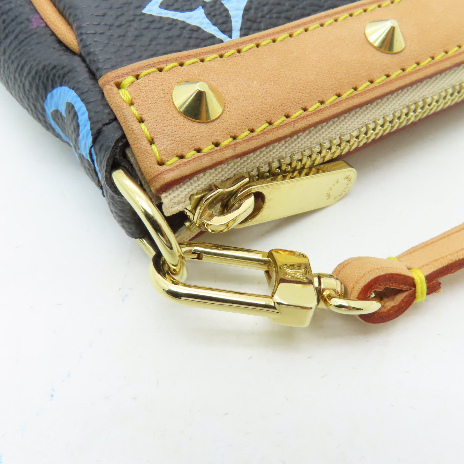 LOUIS VUITTON Monogram Multicolore Chain Shoulder Bag金扣鏈帶肩背袋黒色/彩色