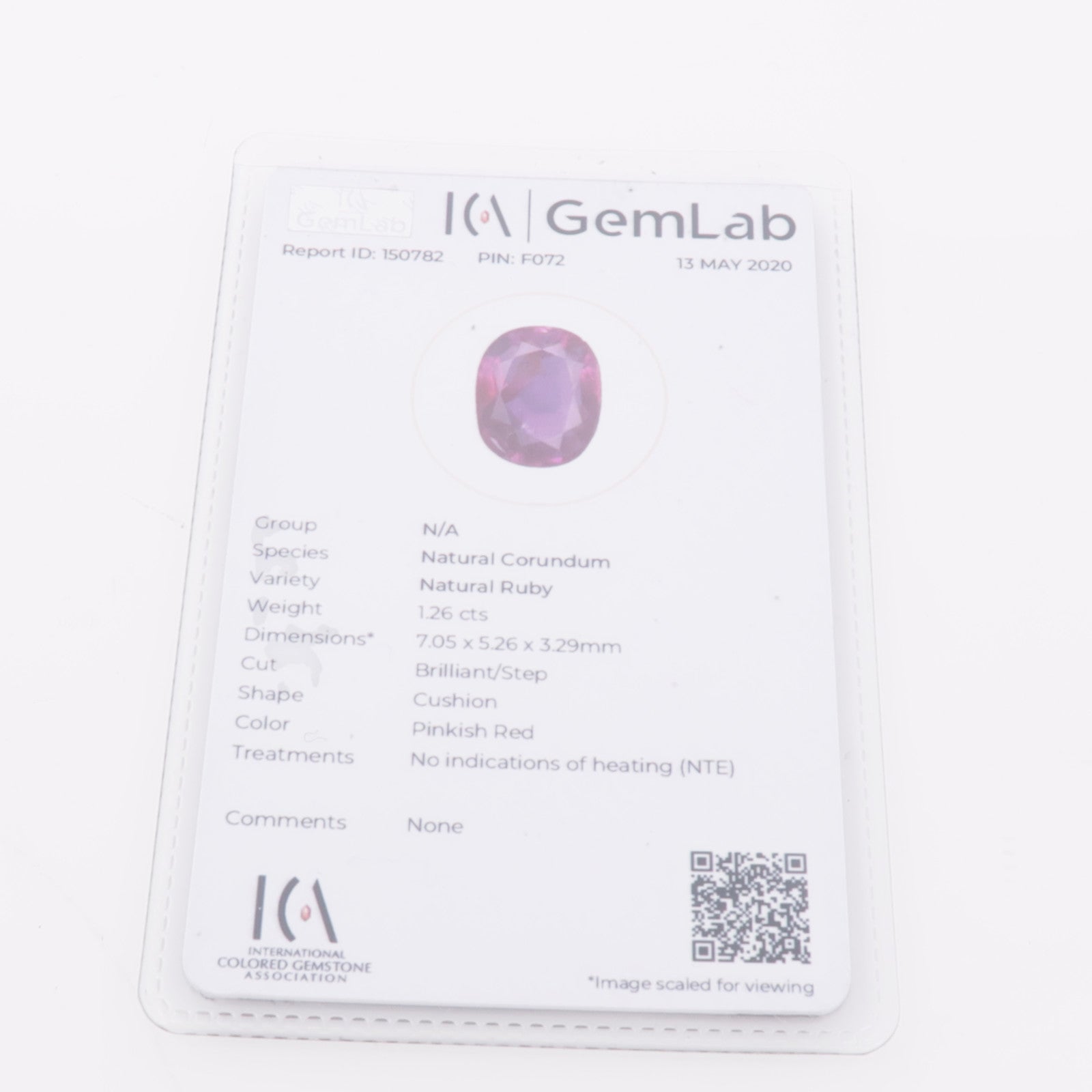 JEWELRY 【激減優惠】18K白金Ruby/Diamond Ring 紅寶石/鑽石戒指US#6