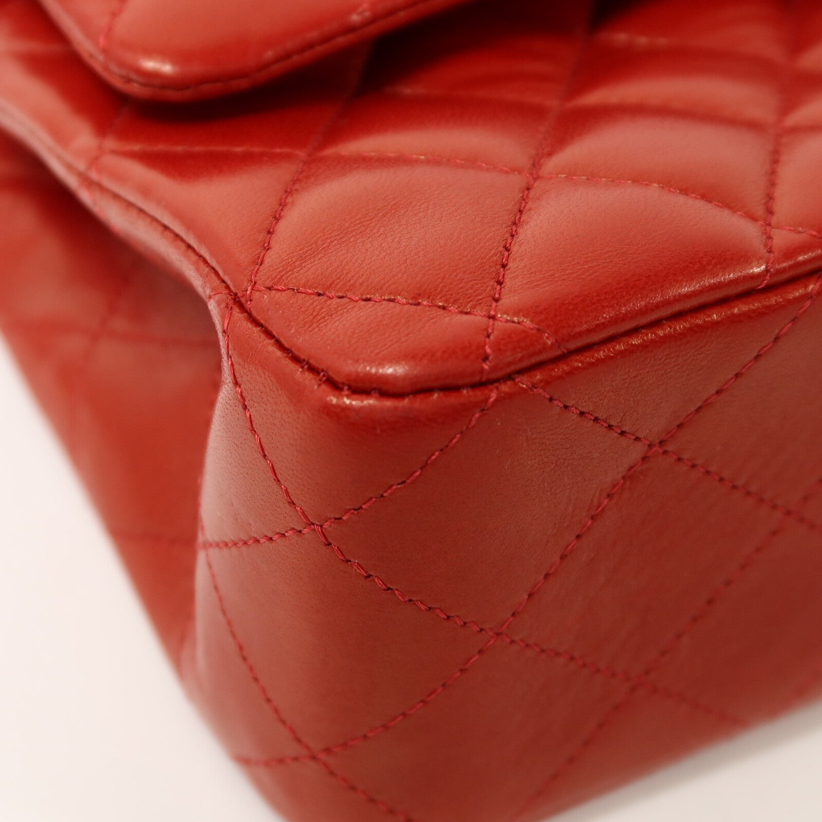 CHANEL 羊皮皮革Classic 25銀扣鏈帶肩背袋