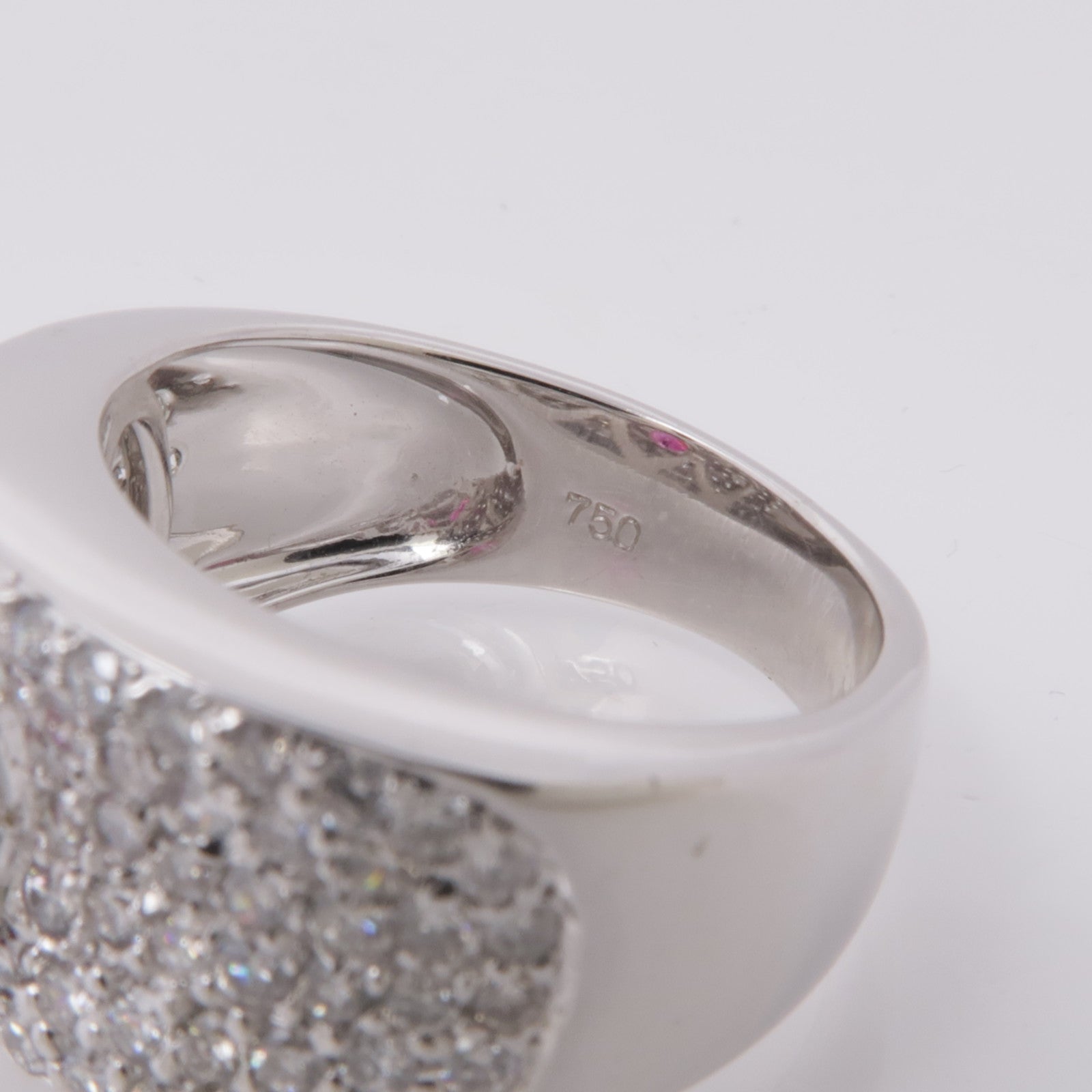 JEWELRY 18K白金Ruby/Diamond Ring 紅寶石/鑽石戒指US#6