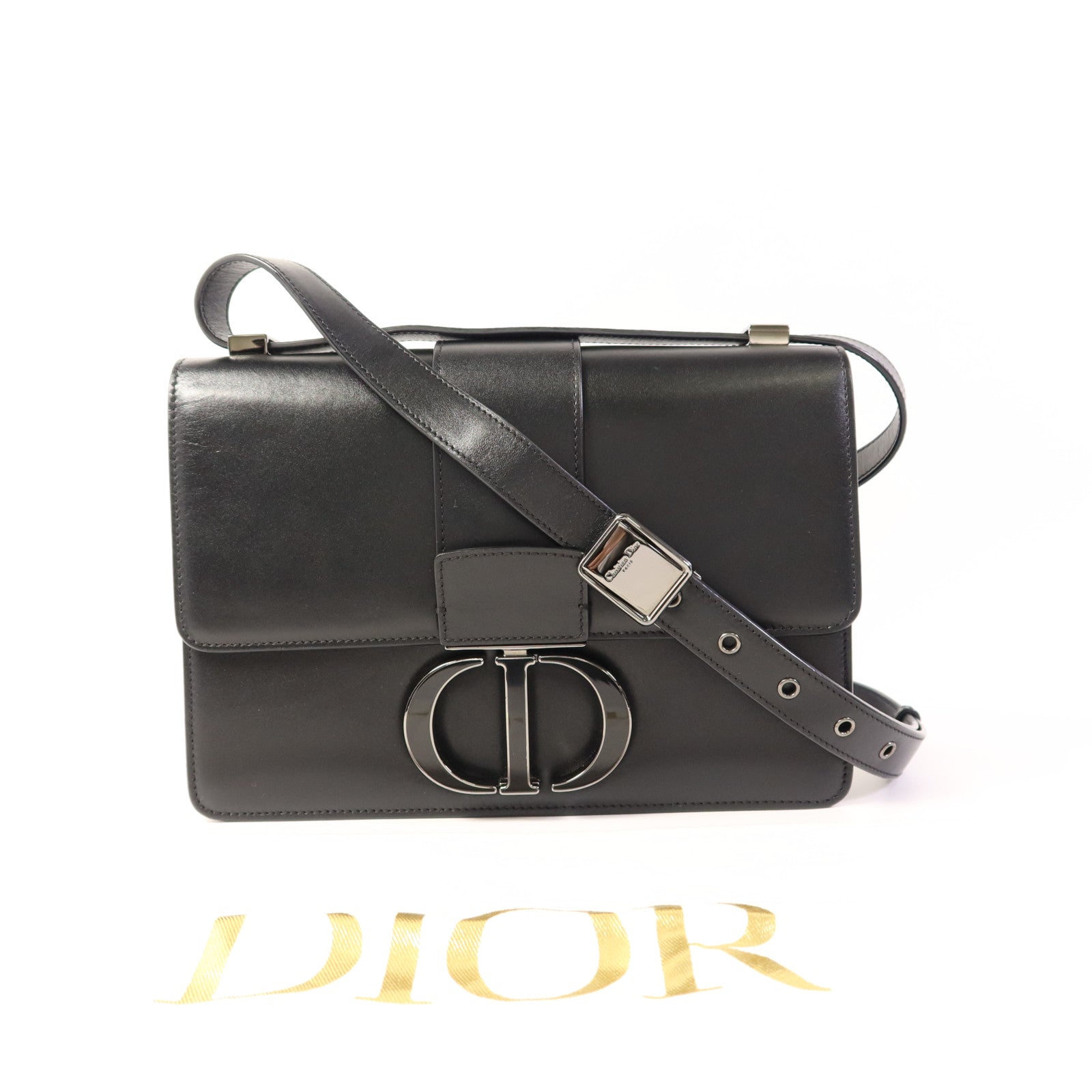 Dior 牛皮皮革Montaigne 30肩背袋