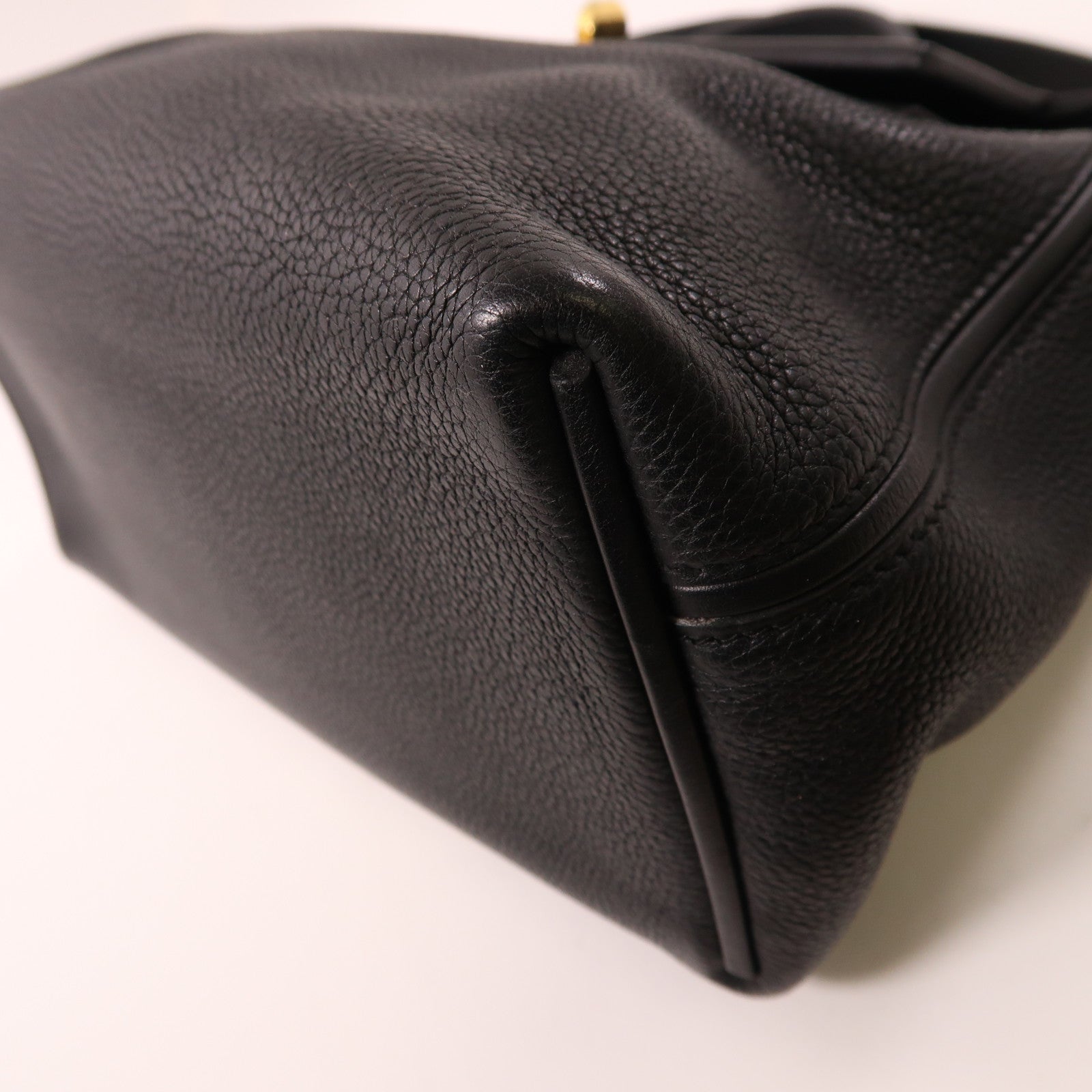 HERMES Clemence皮革24/24 29CM金扣手挽肩背兩用袋