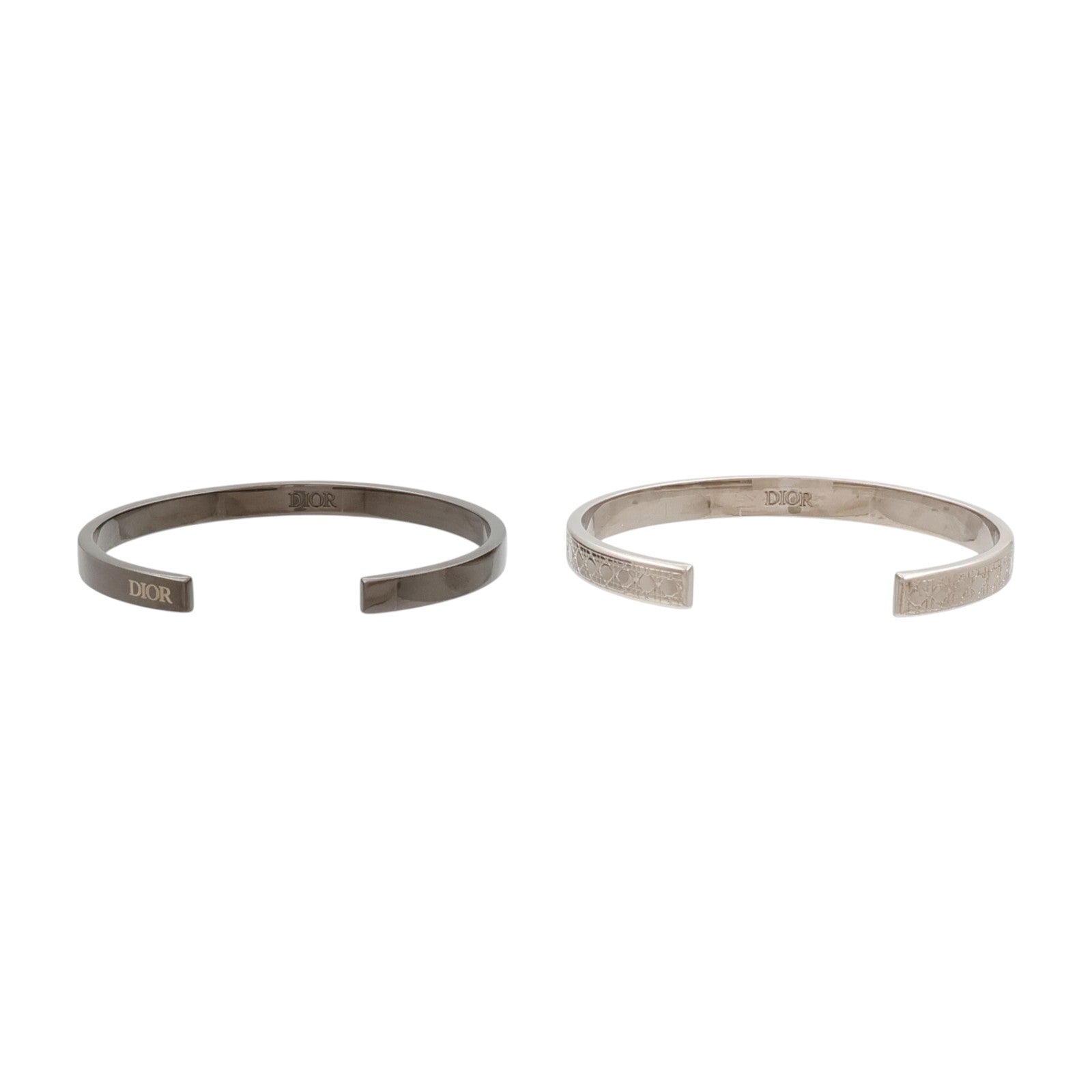 Dior 金屬Cannage Bangle Set手鐲