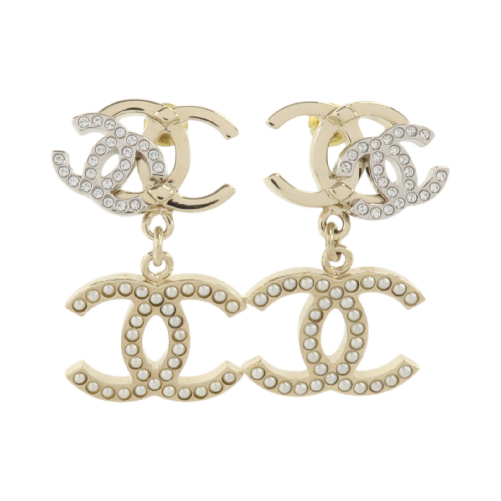 CHANEL PVC/金屬Earrings耳環
