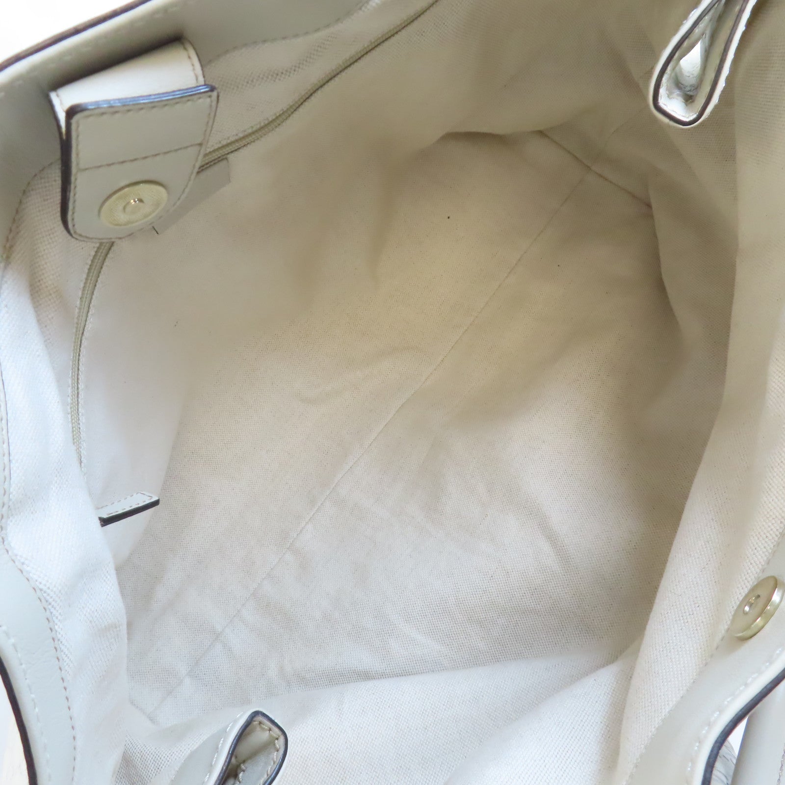 GUCCI 皮革Hand Bag金扣手挽袋灰色