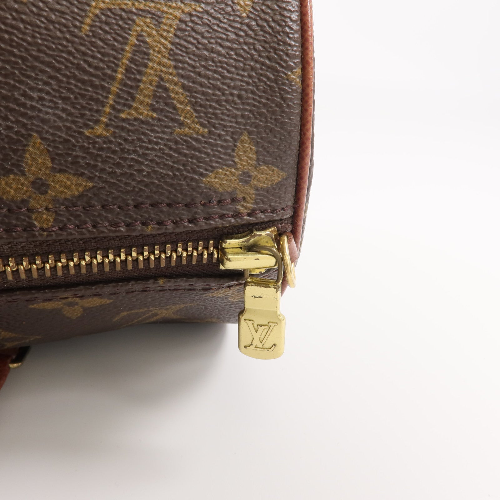 LOUIS VUITTON Monogram Papillon 30金扣手挽袋