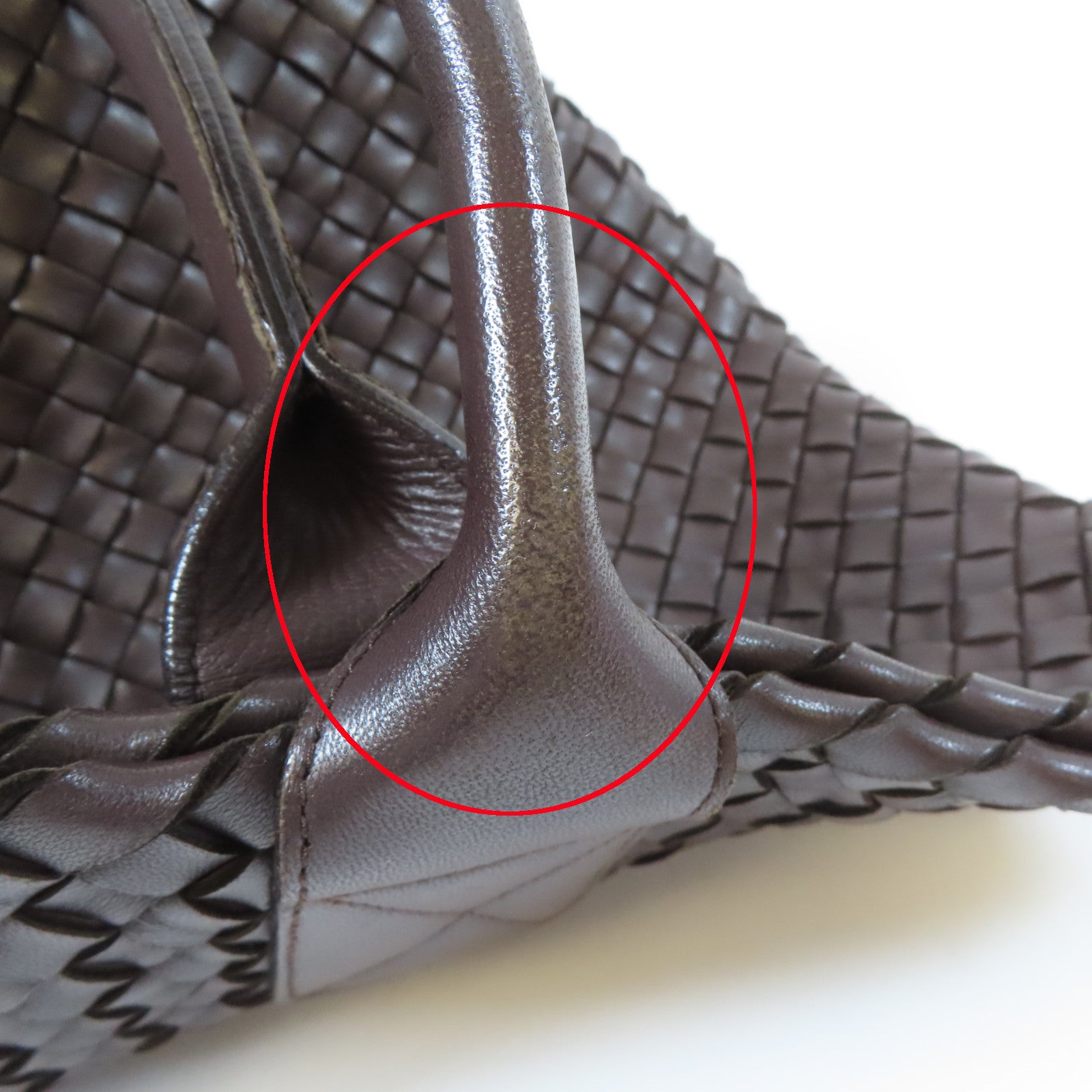 BOTTEGA VENETA 織紋皮革Tote Bag手挽袋啡色