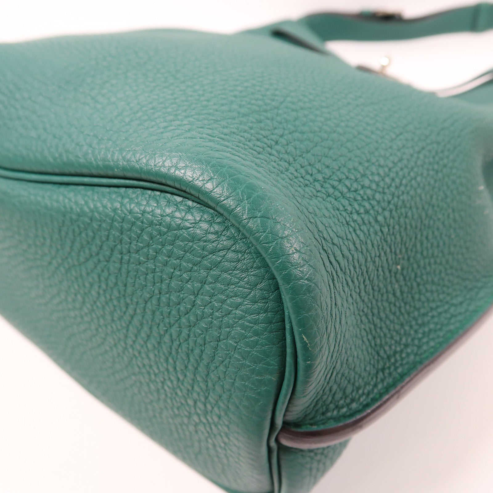 HERMES Clemence皮革So Kelly 26銀扣肩背袋