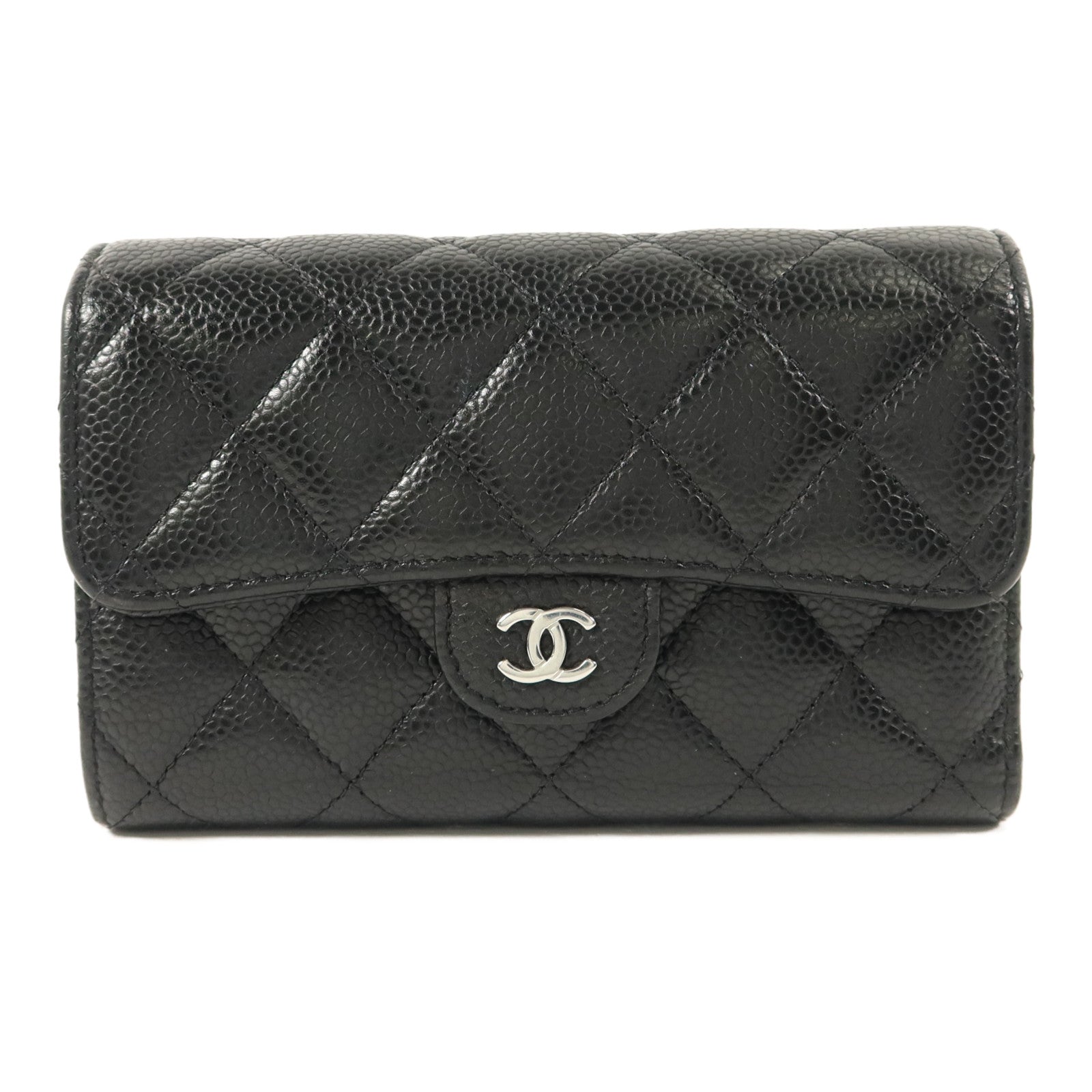 CHANEL 牛皮皮革Classic Medium Flap Wallet錢包