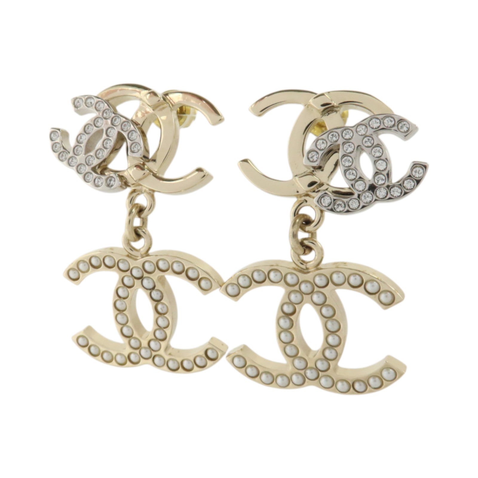 CHANEL PVC/金屬Earrings耳環